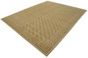 Handmade Wool Area Rug – Classic Brown Vintage Turkish Rug 8'2" x 10'0" by Agacan