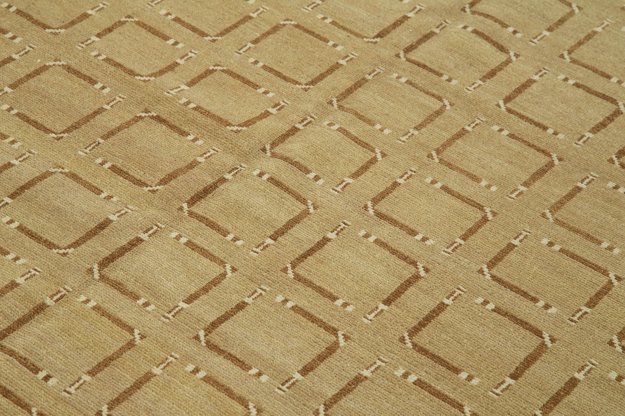 Handmade Wool Area Rug – Classic Brown Vintage Turkish Rug 8'2" x 10'0" by Agacan