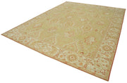 Handmade Area Rug – Classic Beige Turkish Hand Knotted Wool Carpet 9'2''x12'