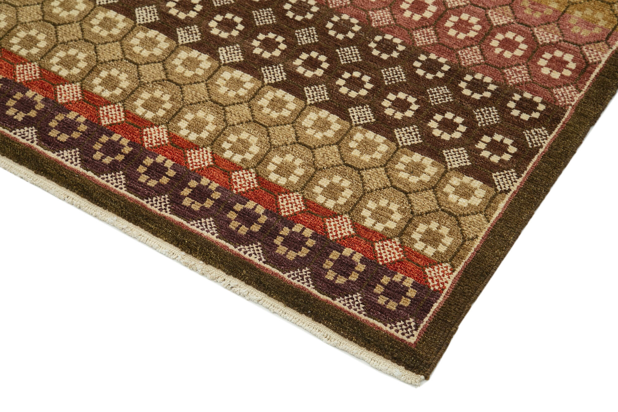 Handmade Wool Area Rug | Authentic Turkish Carpet – Vintage Woven Area Rug 8'x9'11"