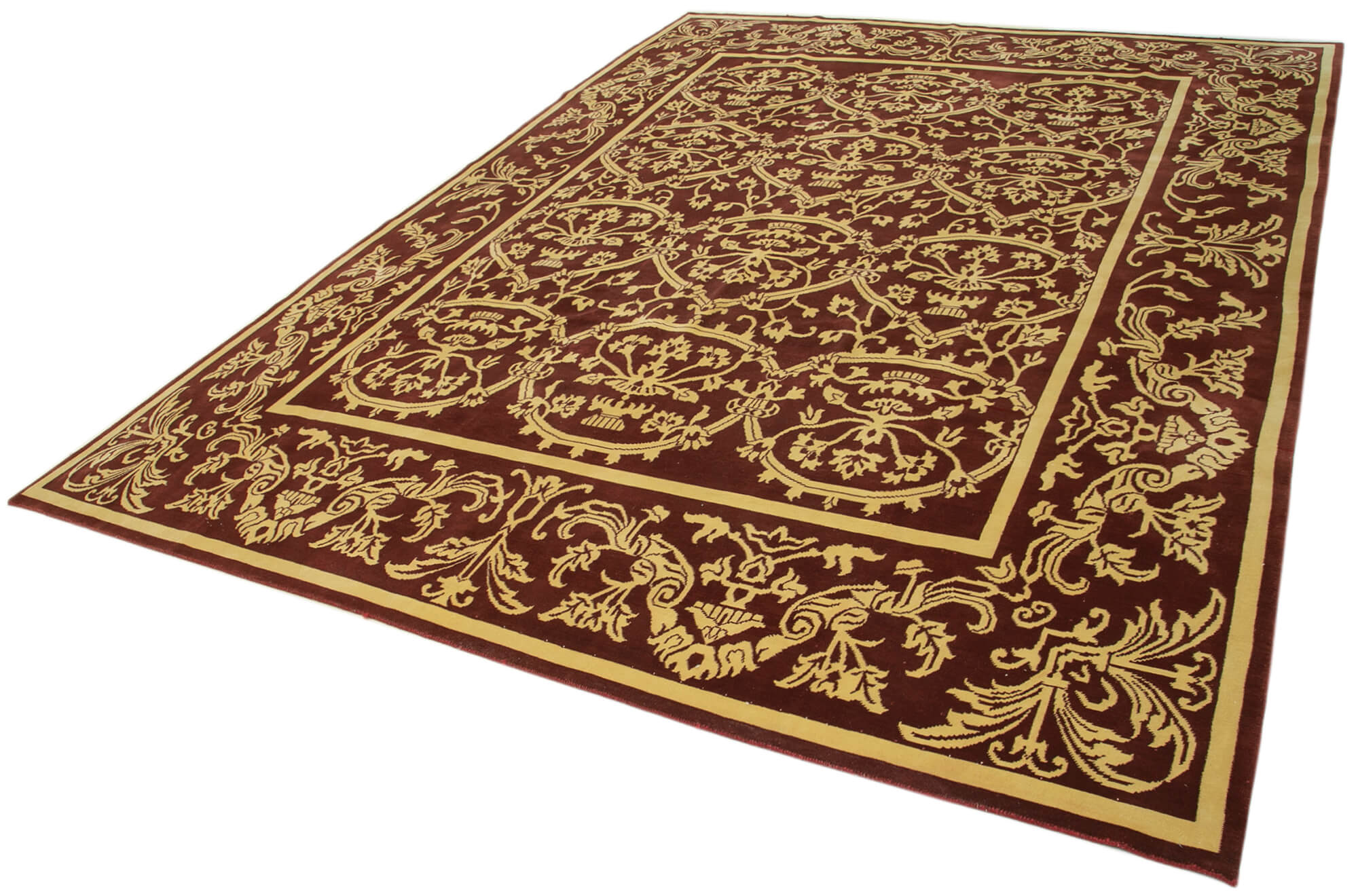 Handmade Wool Area Rug - Classic Red Turkish Rug 9'3''x12'4'' by Agacan