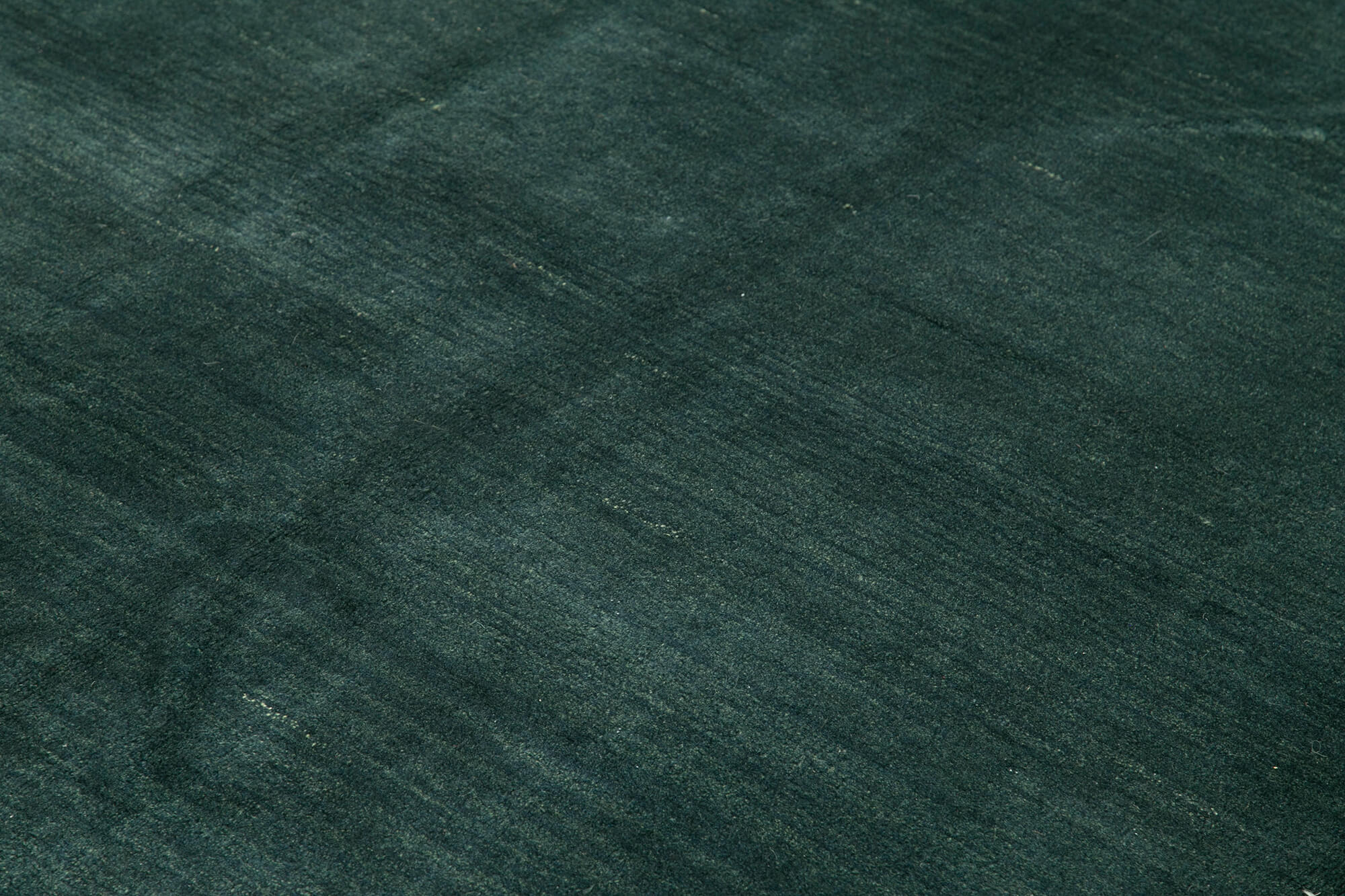 Handmade Wool Area Rug | Vintage Turkish Carpet Cotton Wool Classic Green 7'10''