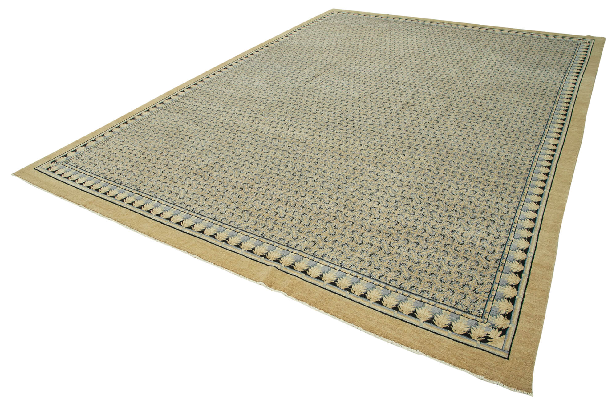 Handmade Wool Area Rug | Vintage Turkish Carpet – Durable Wool Carpet, Soft Cotton Floor Rug