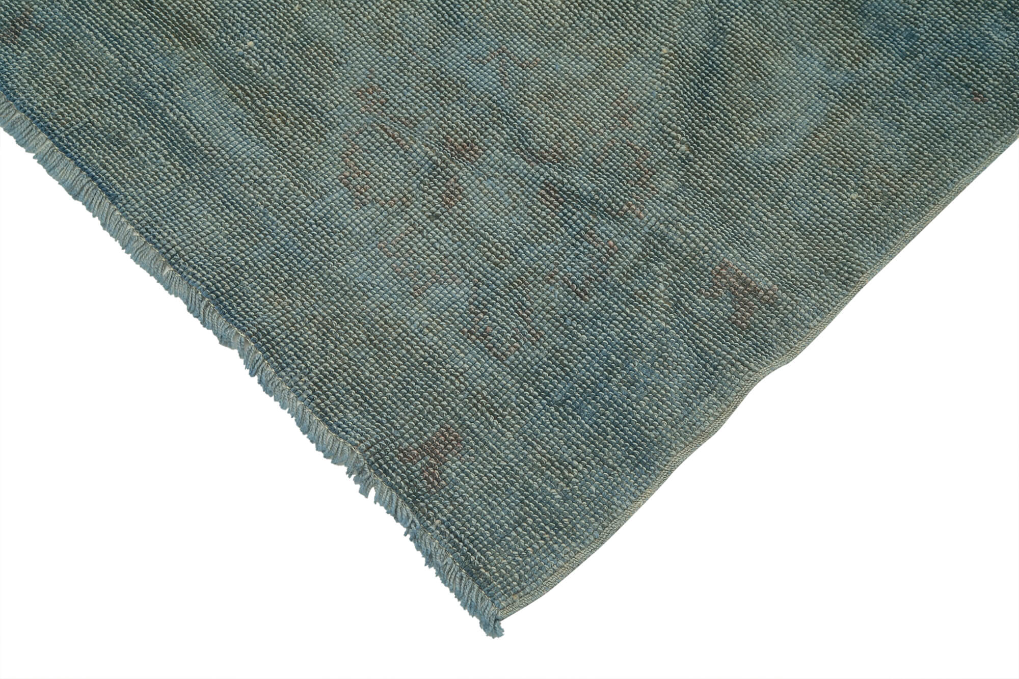 Handmade Wool Area Rug – Classic Blue Tebriz Cotton Wool Carpet 11'3''x14'10''