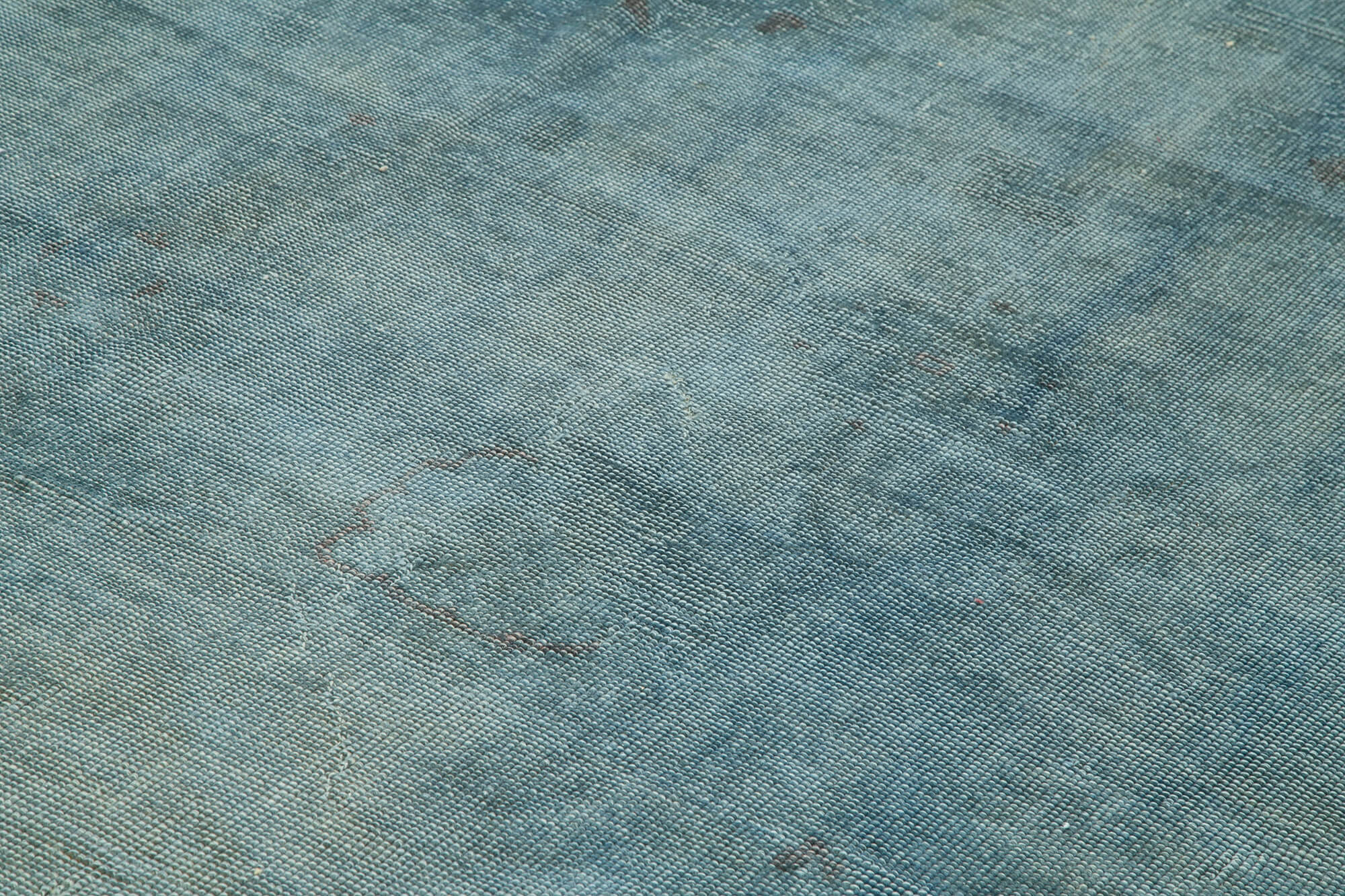 Handmade Wool Area Rug – Classic Blue Tebriz Cotton Wool Carpet 11'3''x14'10''