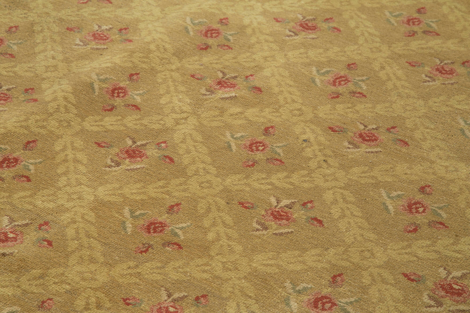 Handmade Wool Area Rug – Classic Yellow 9x13 Wool Rug by Agacan | Durable Cotton Floor Covering