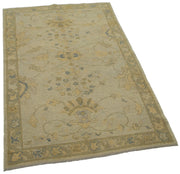 Handmade Wool Area Rug – Classic Beige 3x6 Cotton Wool Rug for Living Room