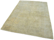 Handmade Wool Area Rug - Tebriz Classic Beige 4'11''x7'2'' Cotton Wool Rug