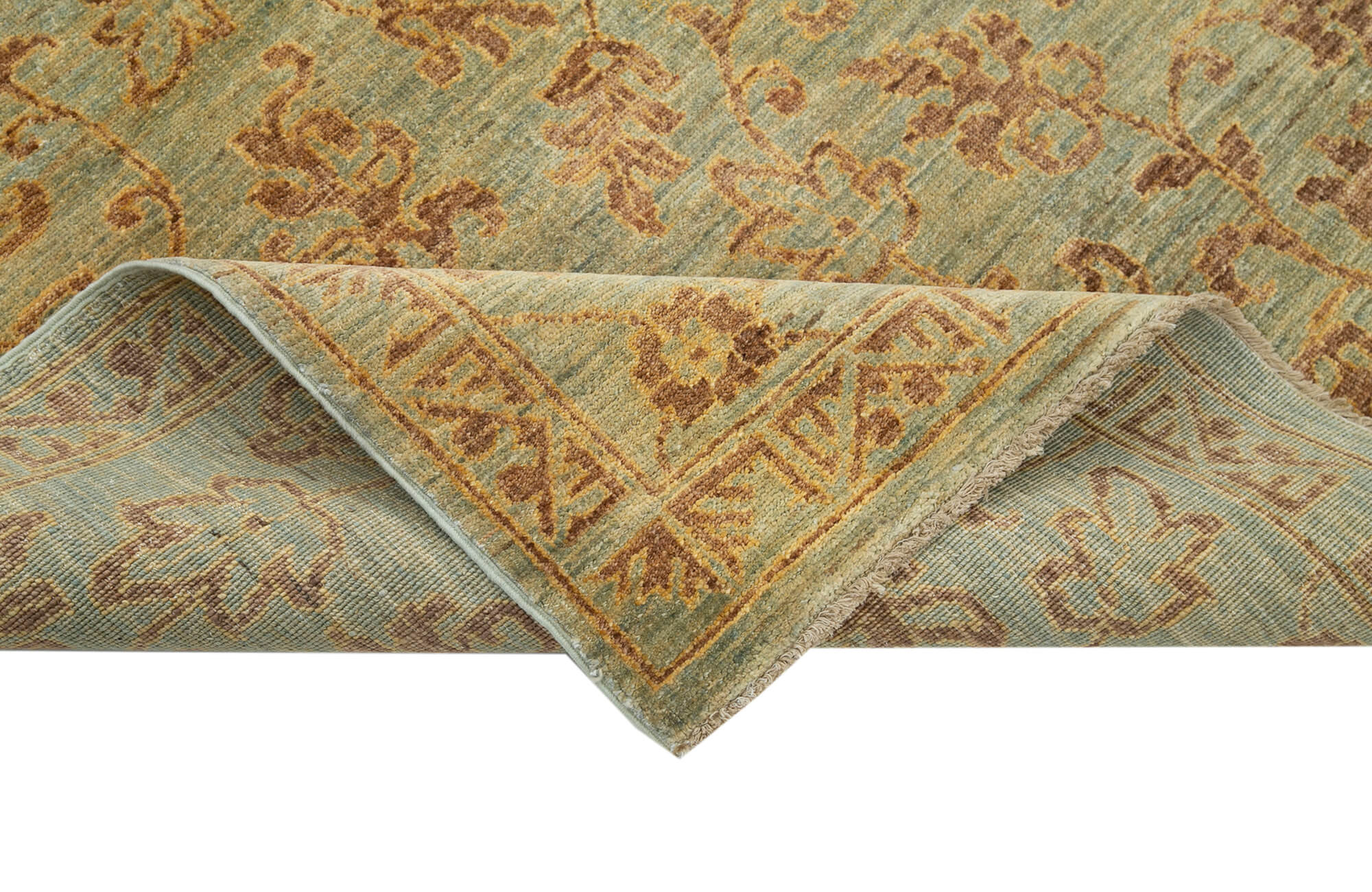 Handmade Wool Area Rug – Vintage Turkish Rug Cotton Wool Carpet 3'11'' x 5'8''