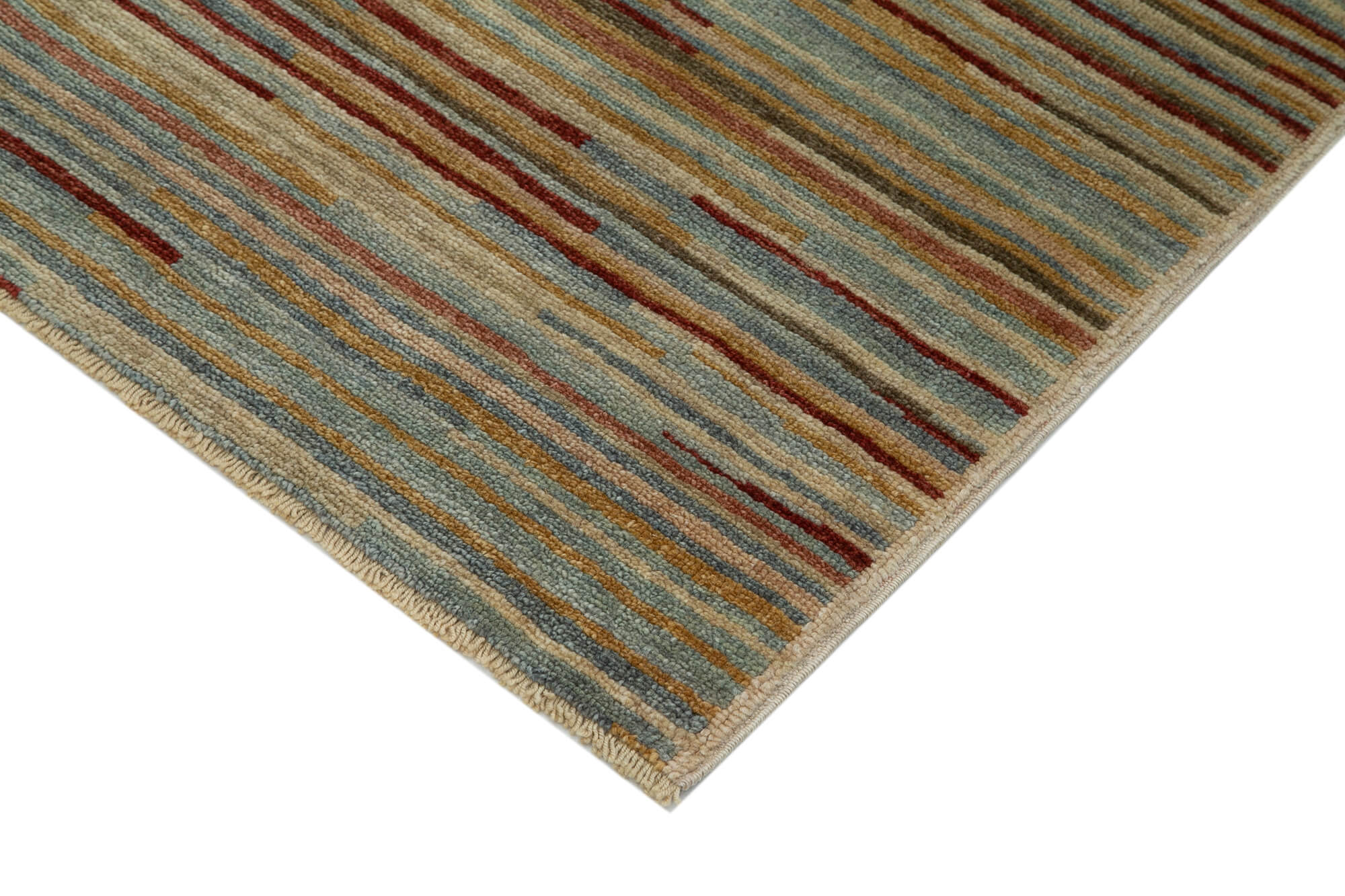 Handmade Wool Area Rug – Classic Beige Vintage Turkish Rug 2'11''x9'3'' Cotton Wool Carpet