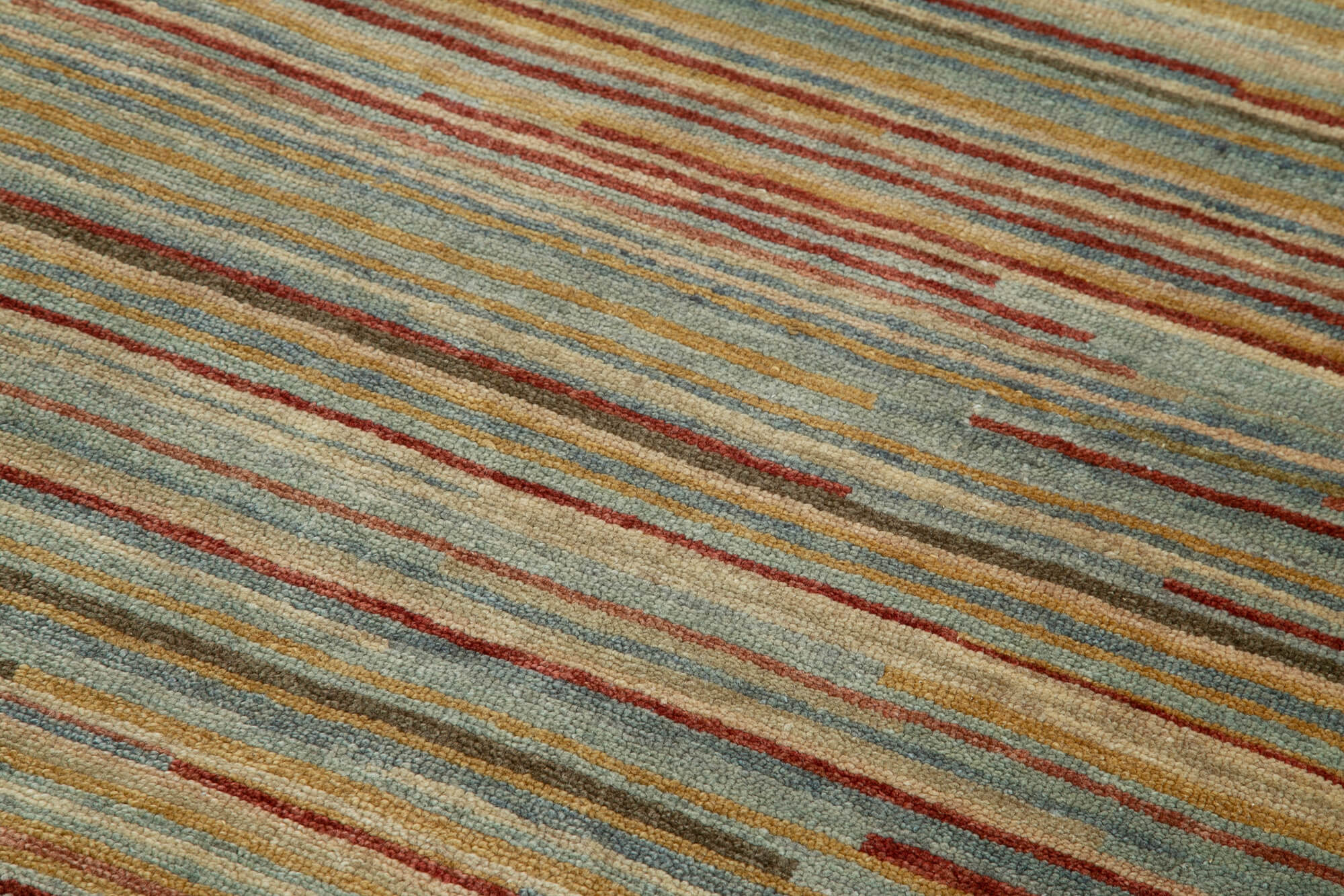 Handmade Wool Area Rug – Classic Beige Vintage Turkish Rug 2'11''x9'3'' Cotton Wool Carpet