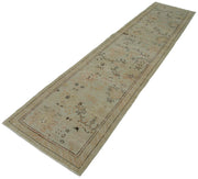 Handmade Wool Area Rug | Classic Cotton Rug – Vintage Turkish Carpet 2'7'' x 11'11''