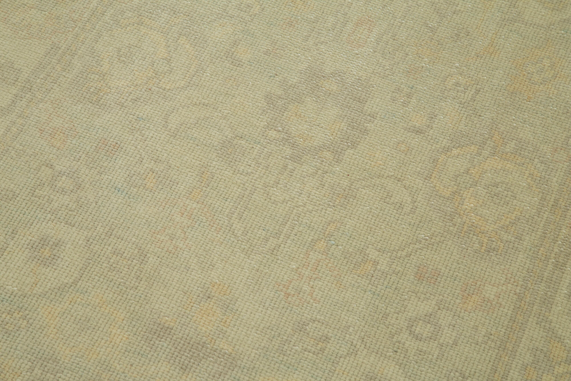 Handmade Wool Area Rug - Classic Beige Cotton Wool Rug 2'8''x11'8'' Runner