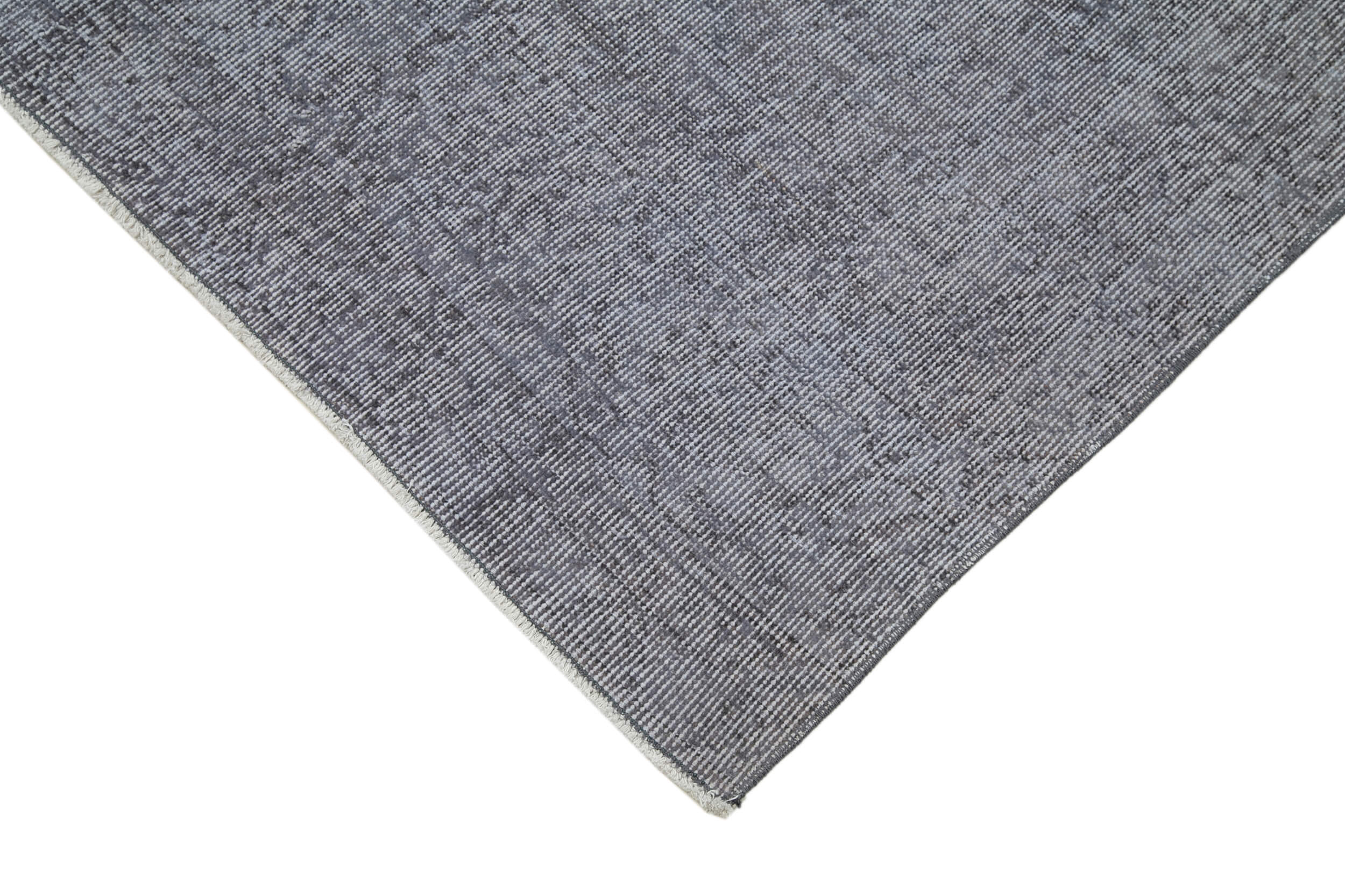 Handmade Vintage Area Rug – Overdyed Wool Rug | Cotton Wool Carpet 3'x12'