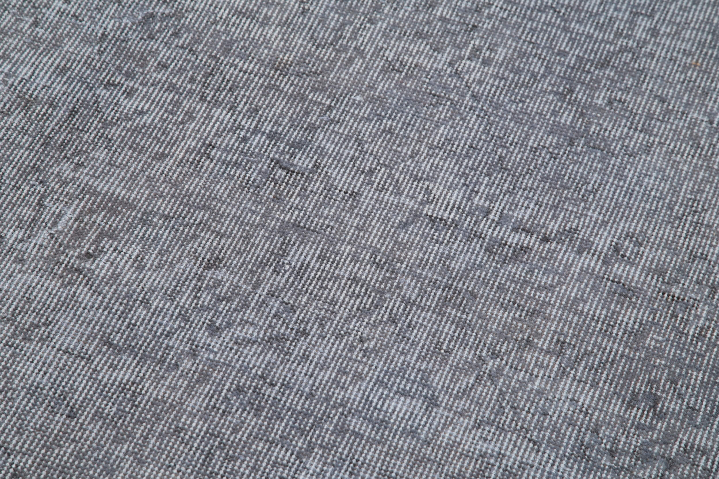 Handmade Vintage Area Rug – Overdyed Wool Rug | Cotton Wool Carpet 3'x12'