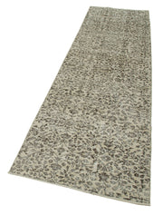 Handmade Vintage Area Rug - Overdyed Wool Rug, Turkish Hand Knotted, 2'8''x9'9''