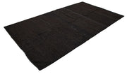 Handmade Kilim Rug - Striped Area Rug with Goat Hair Carpet & Durable Cotton Backing 5'3'' x 9'3''