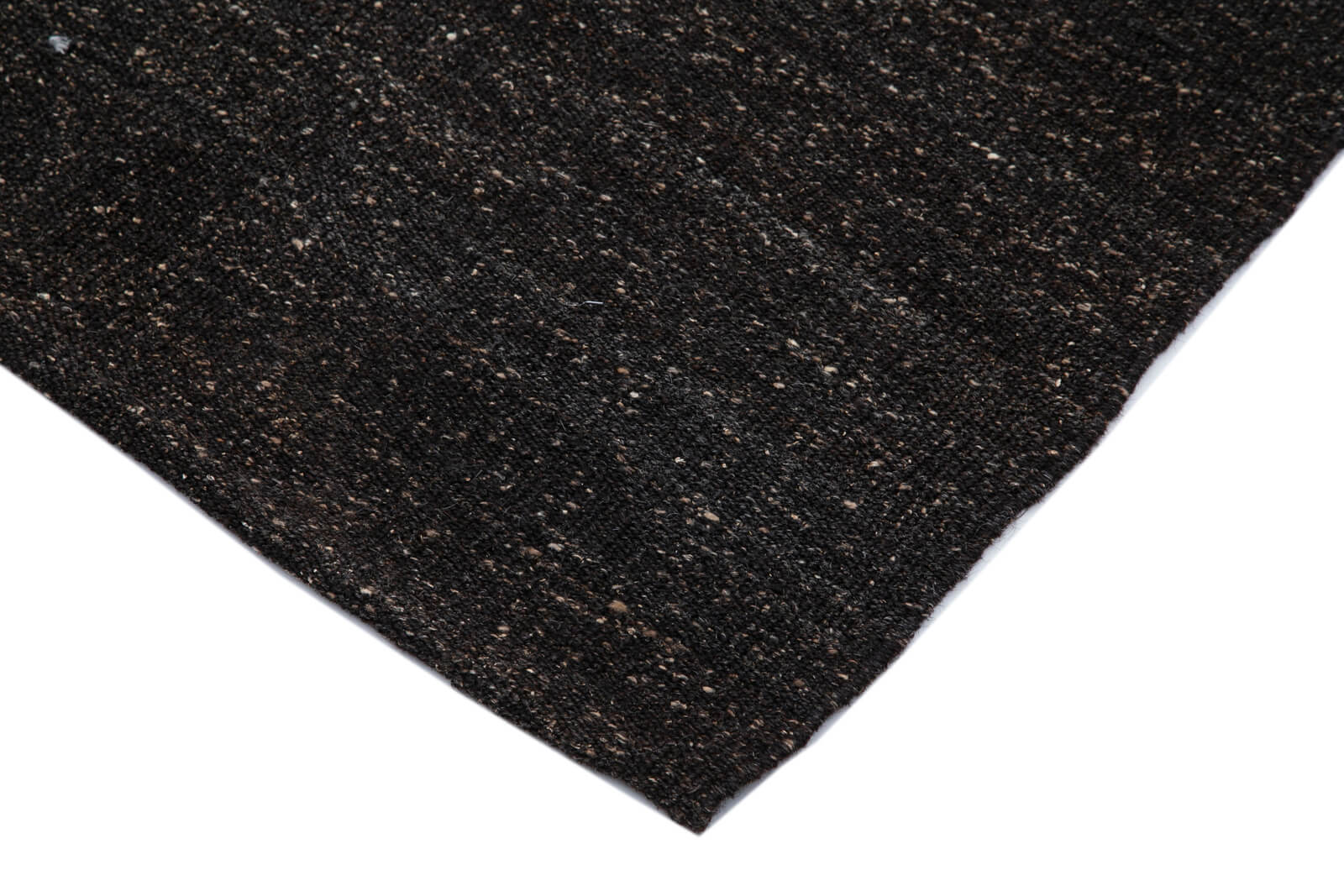 Handmade Kilim Rug | Vintage Turkish Carpet - Striped Brown Wool Rug 5x10 ft