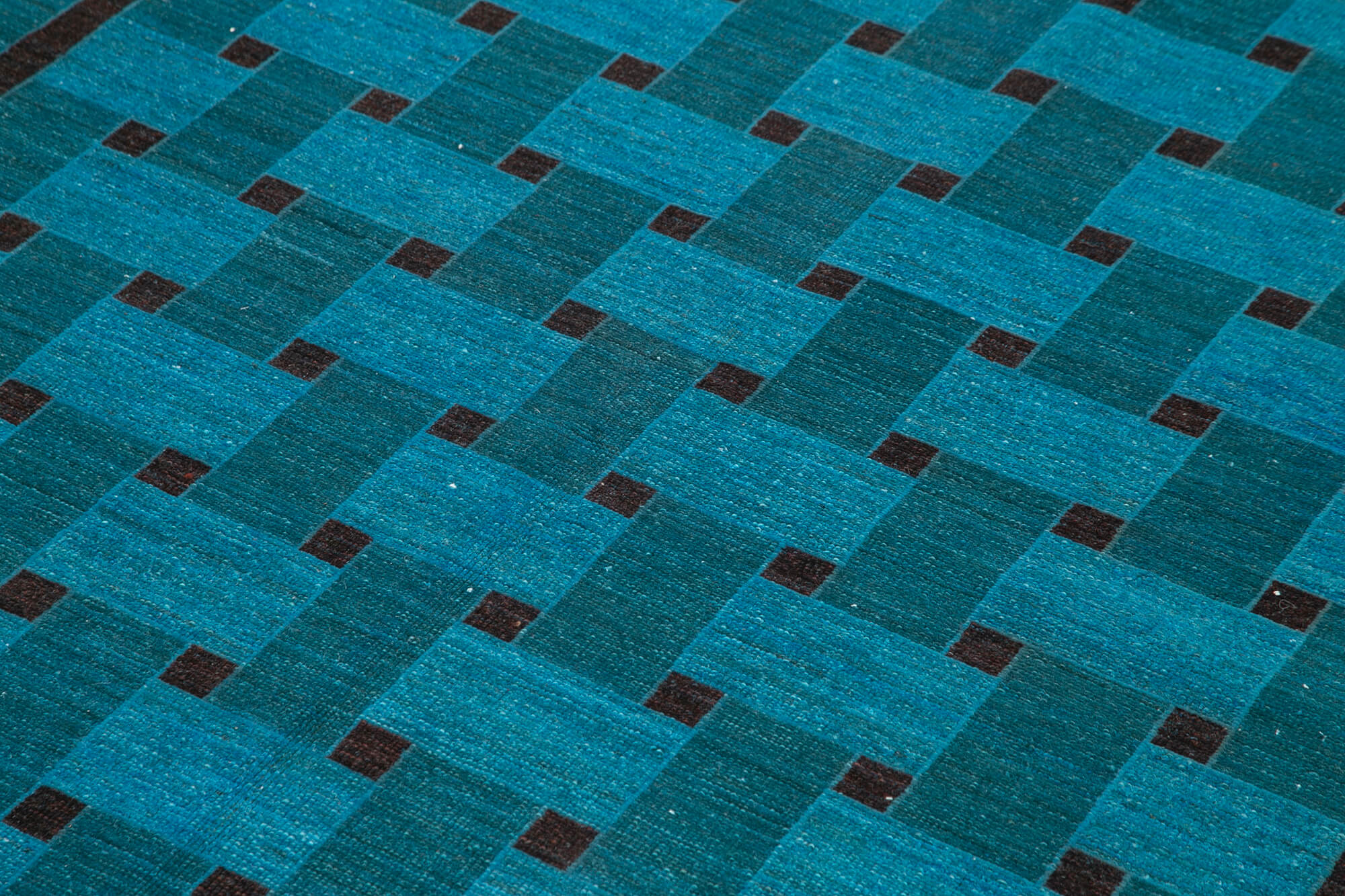 Handmade Wool Area Rug – Tebriz Classic Turquoise 5x9 Feet Cotton Wool Carpet