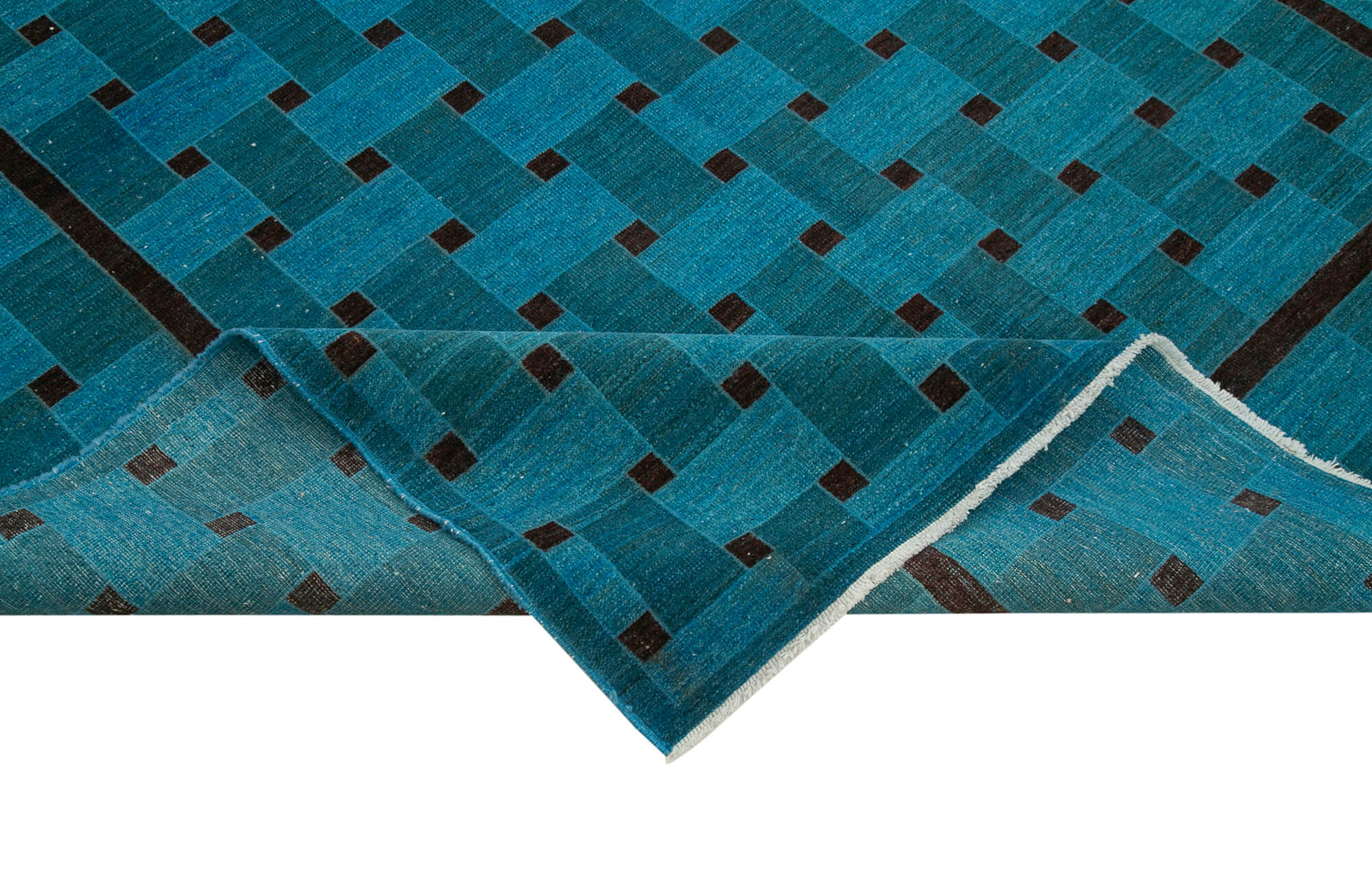Handmade Wool Area Rug – Tebriz Classic Turquoise 5x9 Feet Cotton Wool Carpet