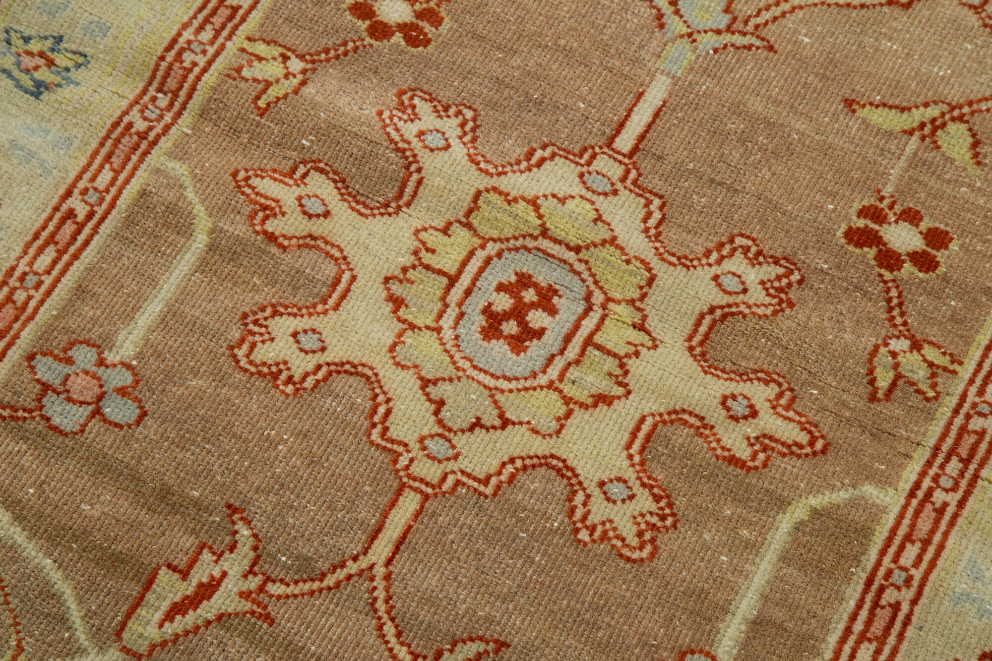 Handmade Wool Area Rug | Tebriz Classic Beige Cotton & Wool Runner 2'6''x13'5''