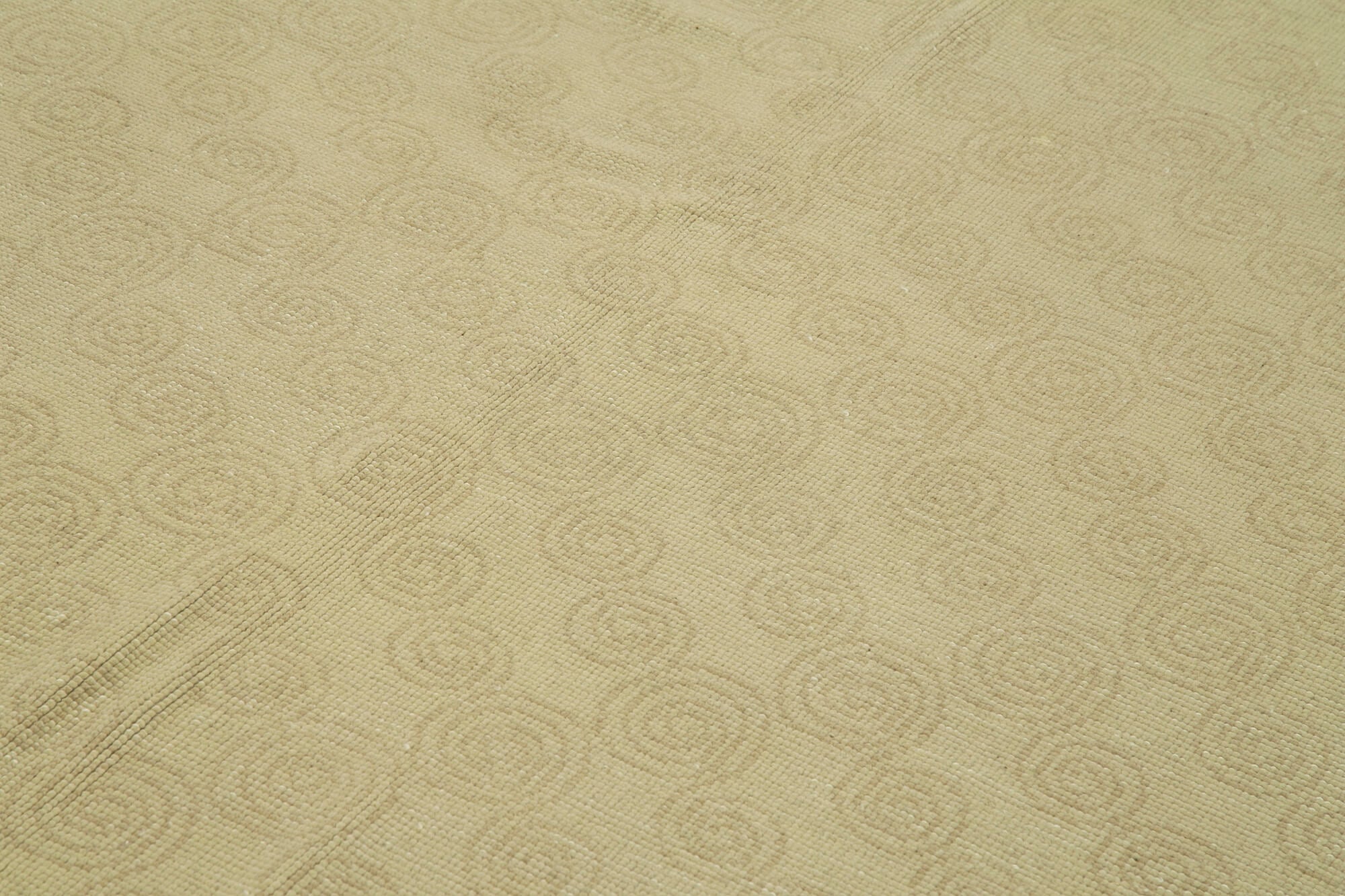 Handmade Wool Area Rug – Classic Beige Cotton Wool Rug 6'11'' x 9'8'' by Agacan
