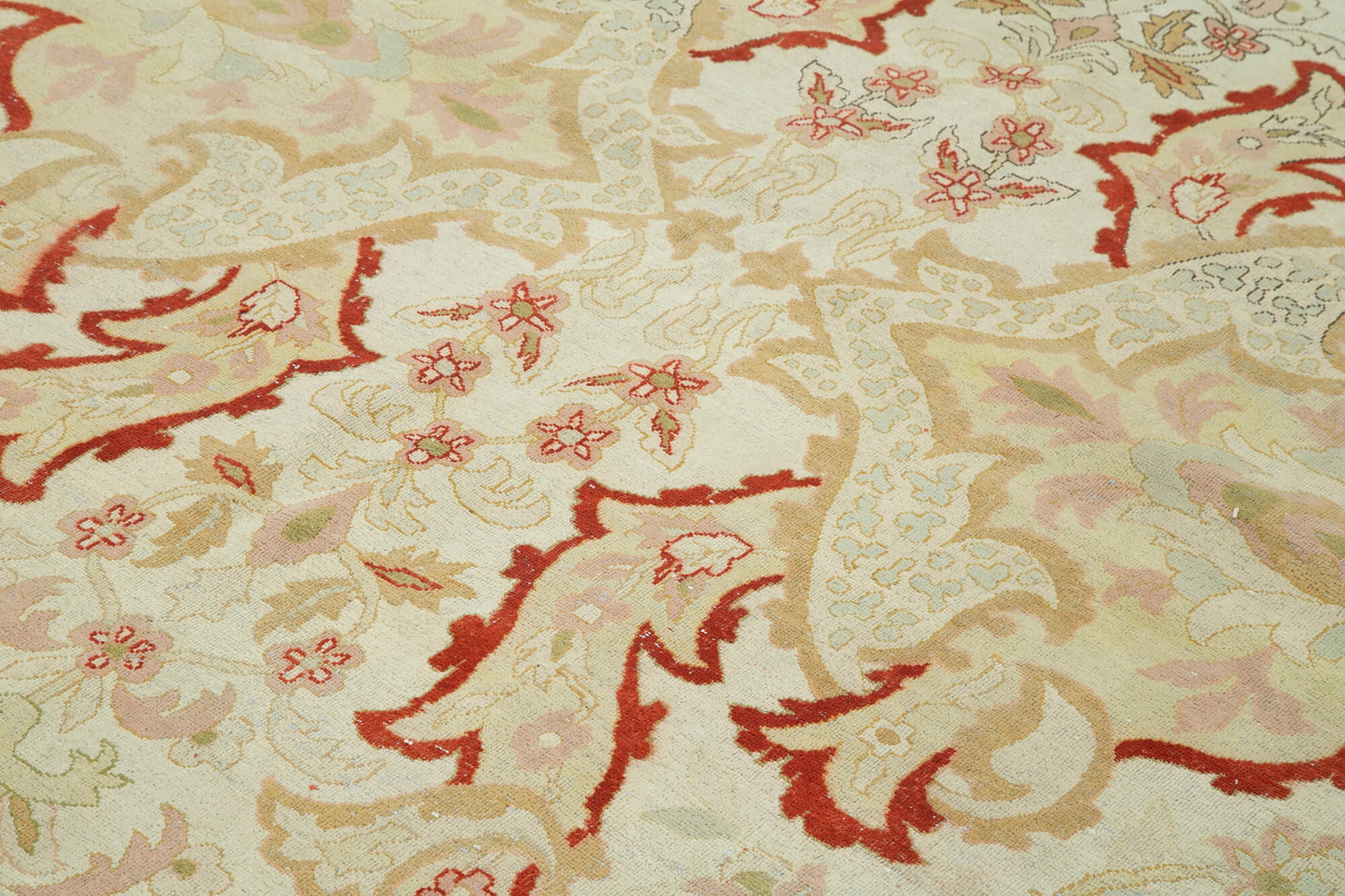 Handmade Area Rug - Classic Beige Turkish Wool Carpet 7'10'' x 10'2'' by Agacan