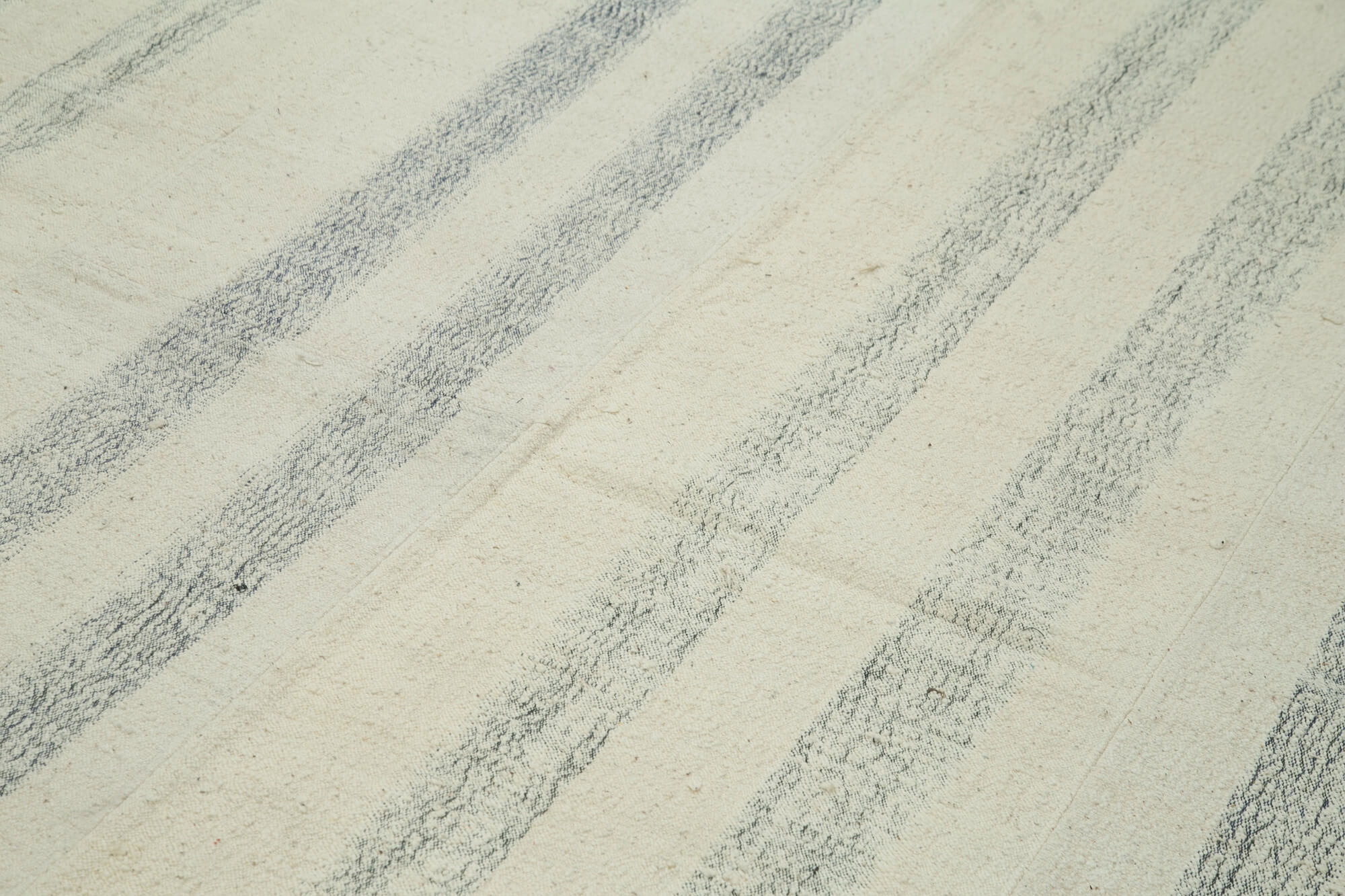 Handmade Area Rug - Kirk Yama Patchwork Cotton Wool Vintage Turkish Carpet 6'11''x10'8''