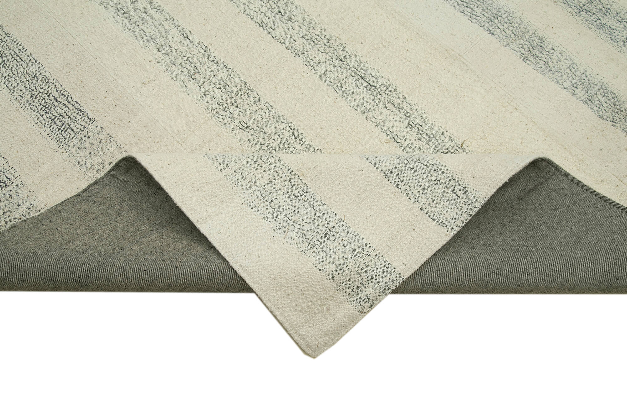 Handmade Area Rug - Kirk Yama Patchwork Cotton Wool Vintage Turkish Carpet 6'11''x10'8''