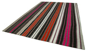 Handmade Patchwork Rug – Kirk Yama Grey Area Rug Cotton Wool 8'6''x12'8''