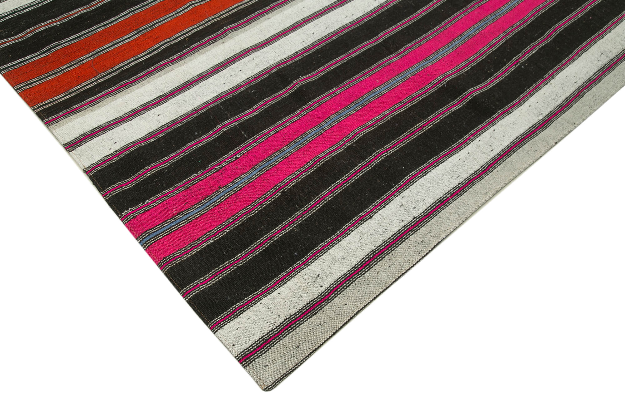 Handmade Patchwork Rug – Kirk Yama Grey Area Rug Cotton Wool 8'6''x12'8''