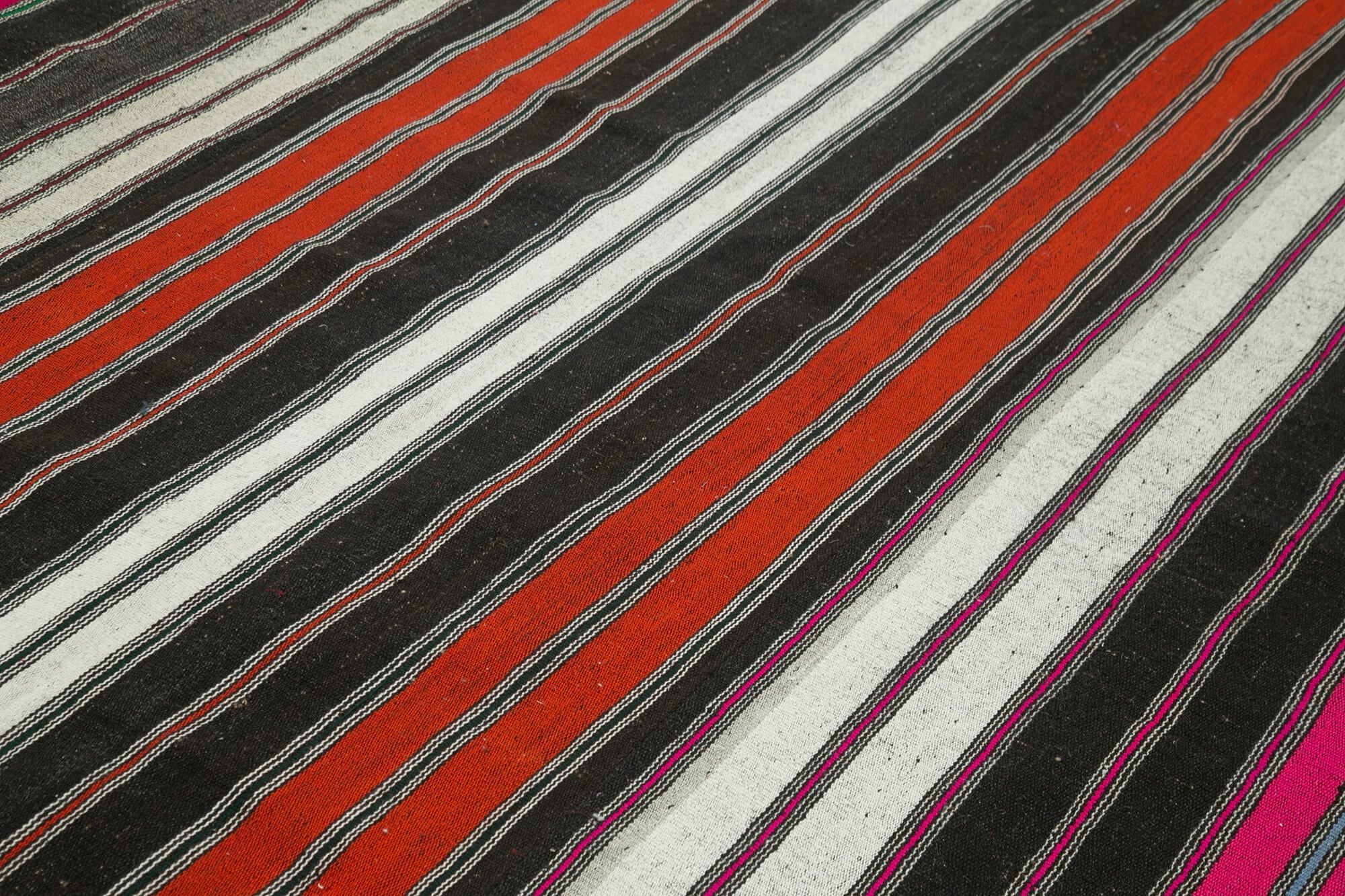 Handmade Patchwork Rug – Kirk Yama Grey Area Rug Cotton Wool 8'6''x12'8''