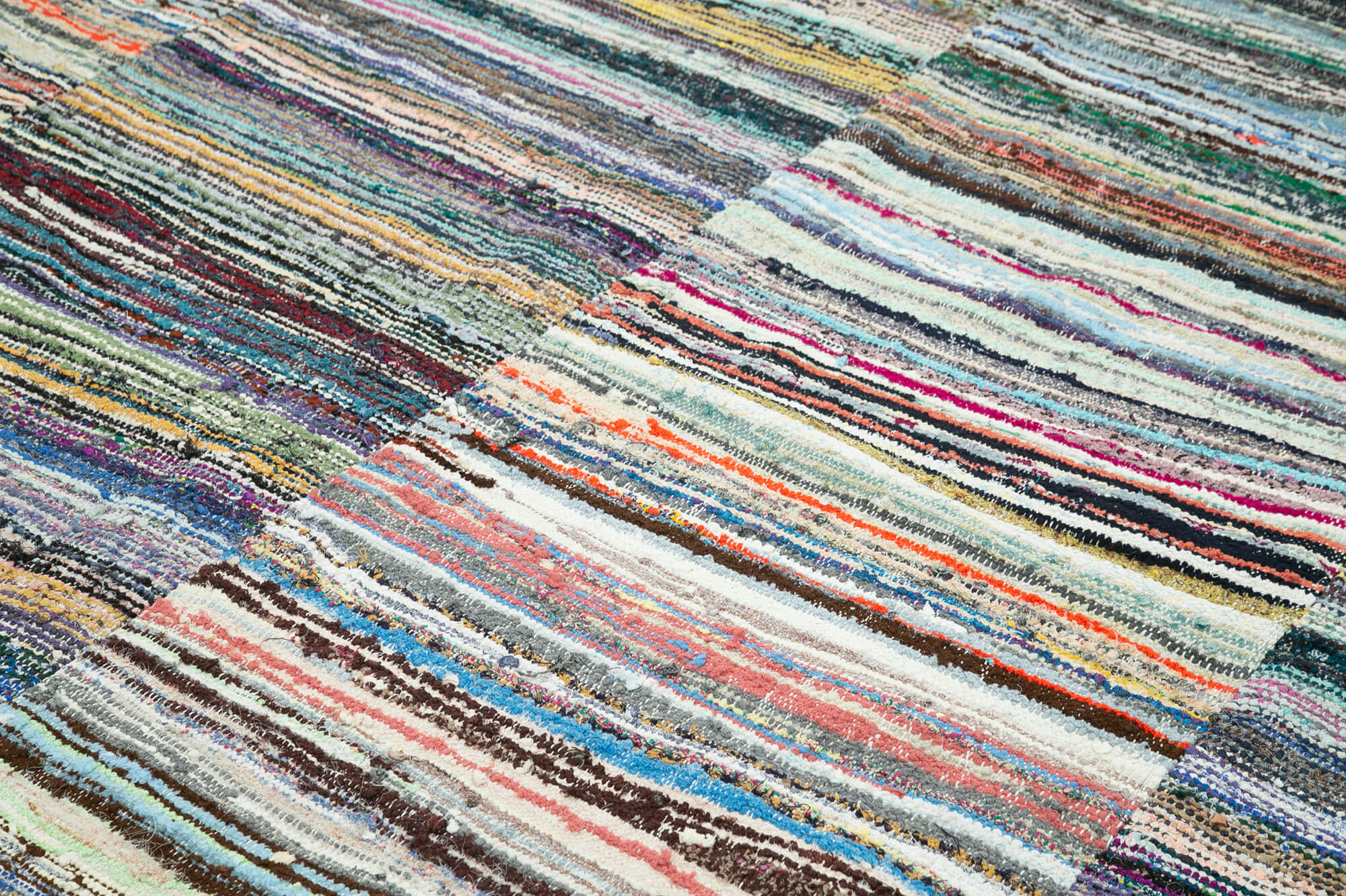 Handmade Patchwork Rug - Kirk Yama Grey Area Rug 9'2''x11'8'' Cotton Wool