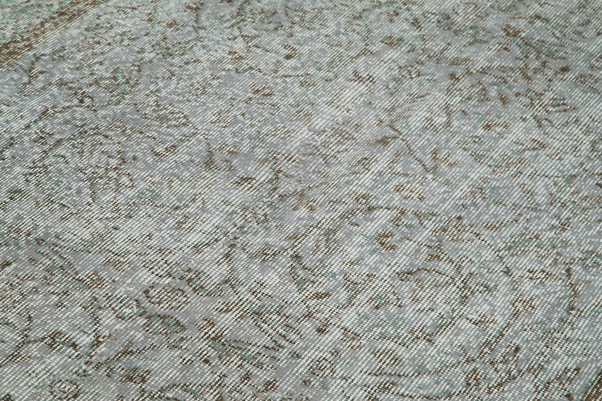 Handmade Vintage Area Rug – Overdyed Wool Rug 4x8 | Turkish Cotton Wool Carpet