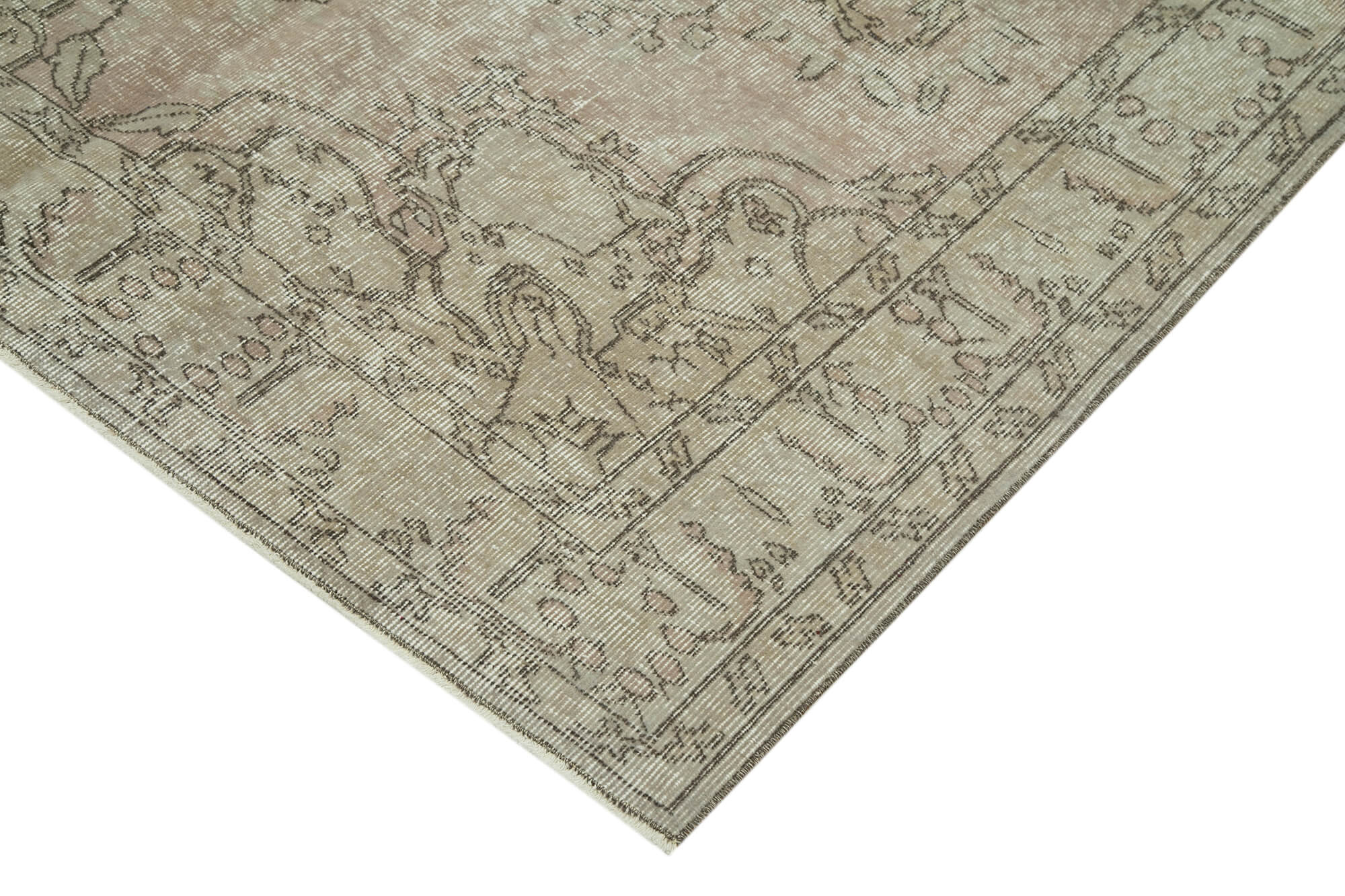 Handmade Vintage Area Rug | Turkish Hand Knotted Rug – Durable Wool Carpet 4x8