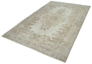 Vintage Wool Area Rug - Handmade Overdyed Turkish Hand Knotted Carpet 5'9''x9'1''