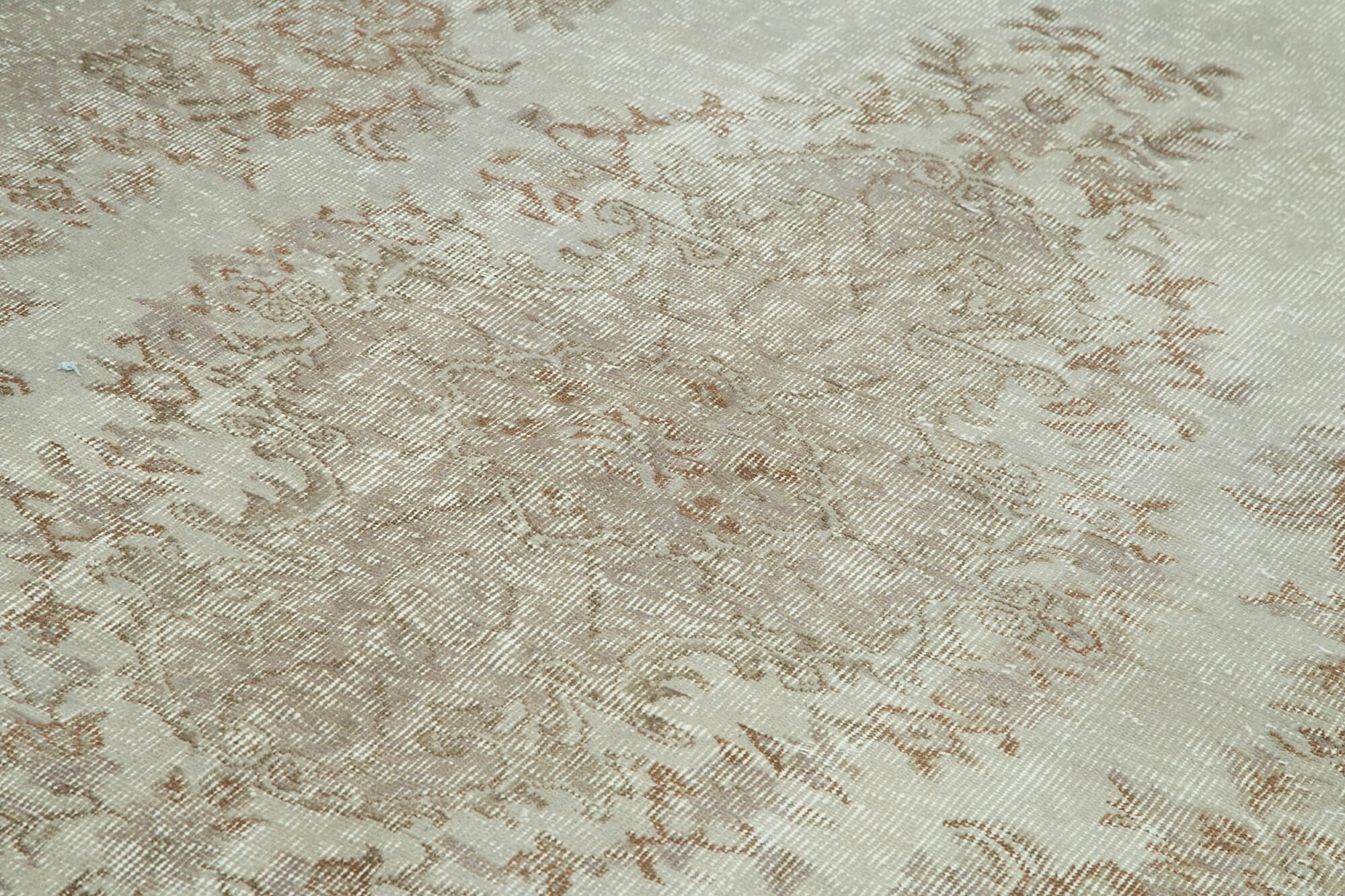 Vintage Wool Area Rug - Handmade Overdyed Turkish Hand Knotted Carpet 5'9''x9'1''