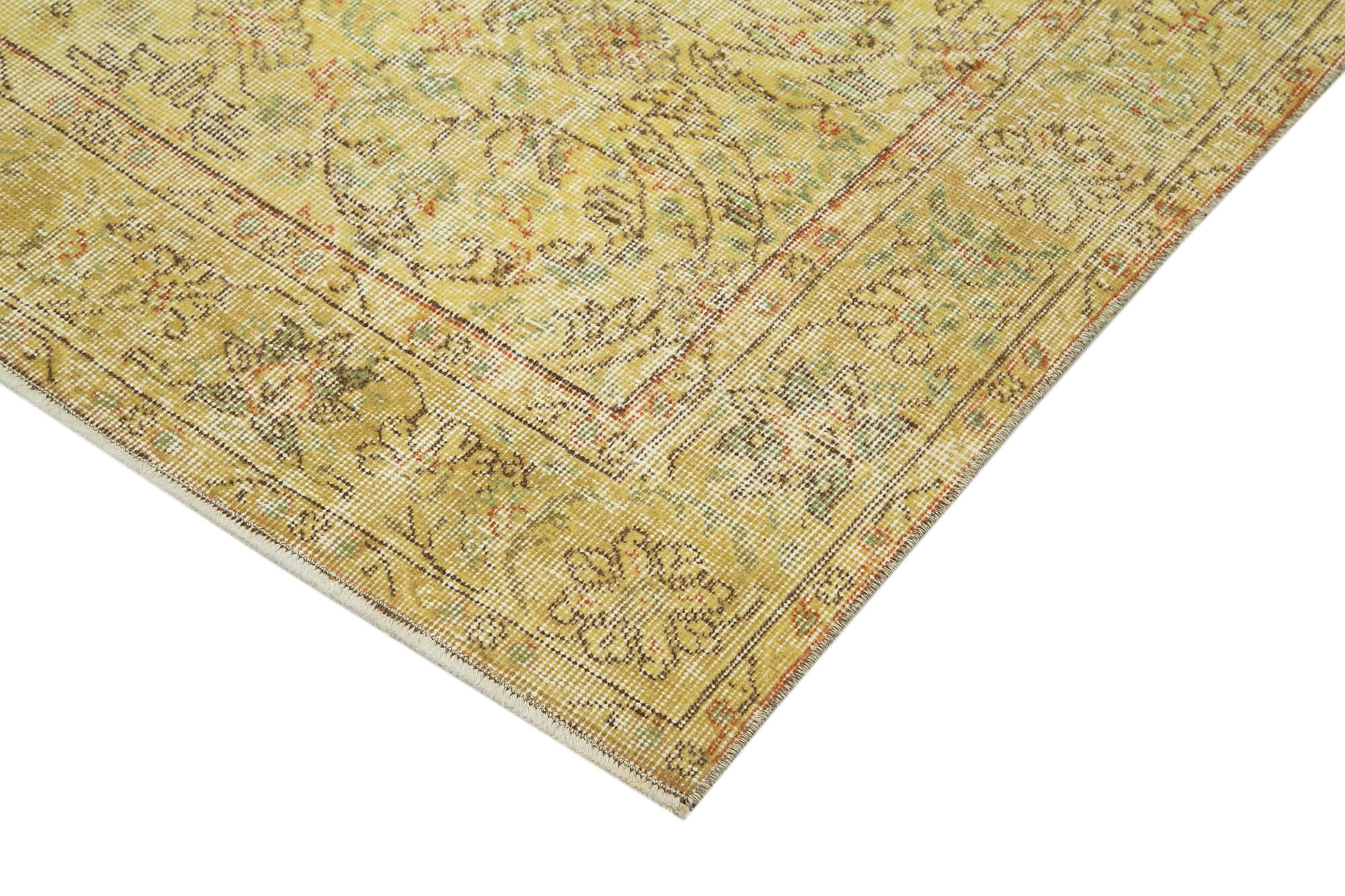 Vintage Wool Area Rug | Handwoven Turkish Vintage Carpet, Soft Wool Floor Covering