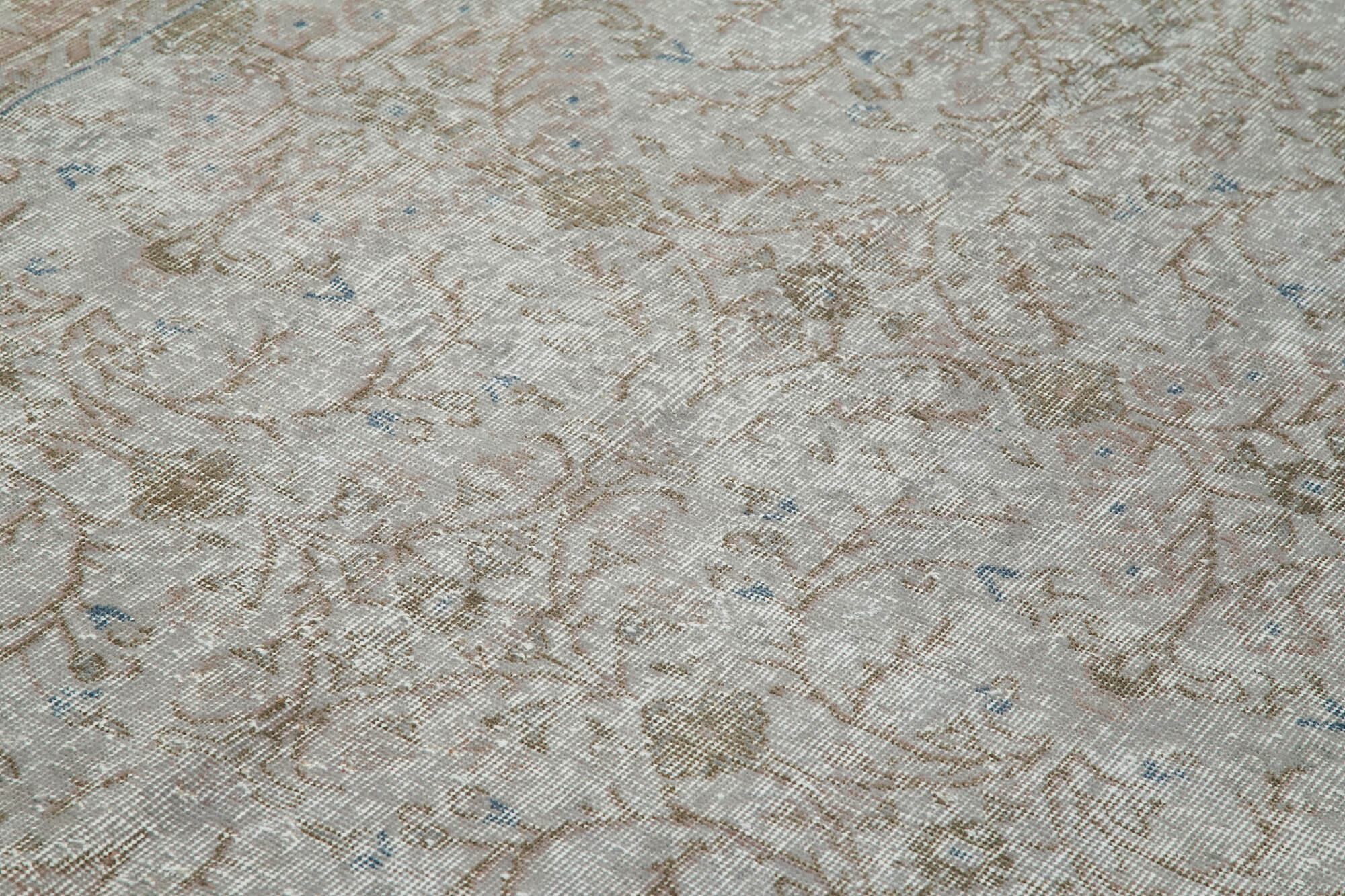 Handmade Vintage Area Rug – Overdyed Wool Rug | Turkish Cotton Wool Carpet 5'5''x8'8''