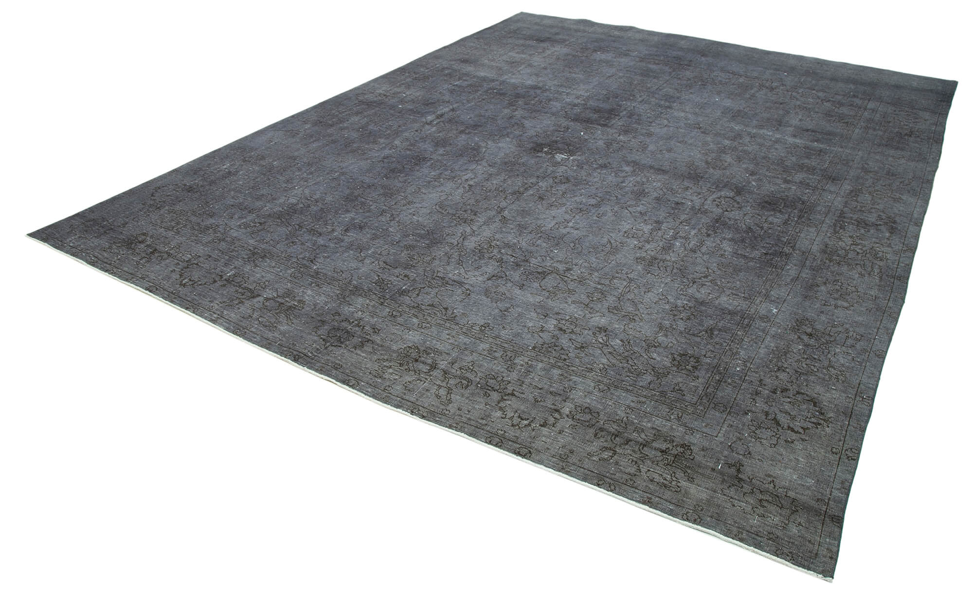 Handmade Wool Area Rug – Persian Grey Classic Cotton Wool Carpet 9'5''x13'0''