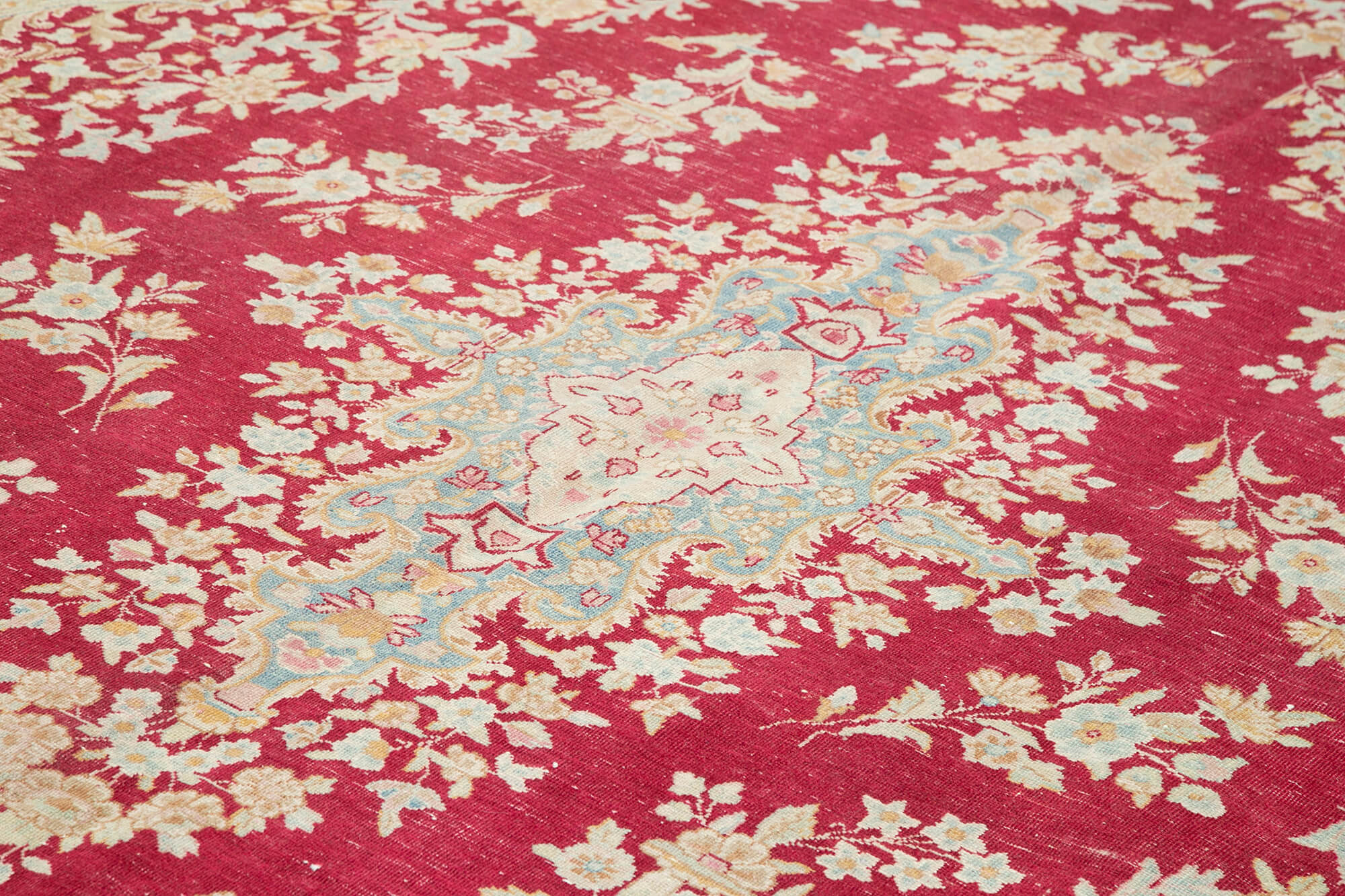 Handmade Area Rug – Persian Classic Beige Cotton Wool Carpet 9'8''x13'9''
