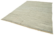 Handmade Area Rug – Geometric Cotton Wool Rug 8x12 Feet | Vintage Turkish Carpet