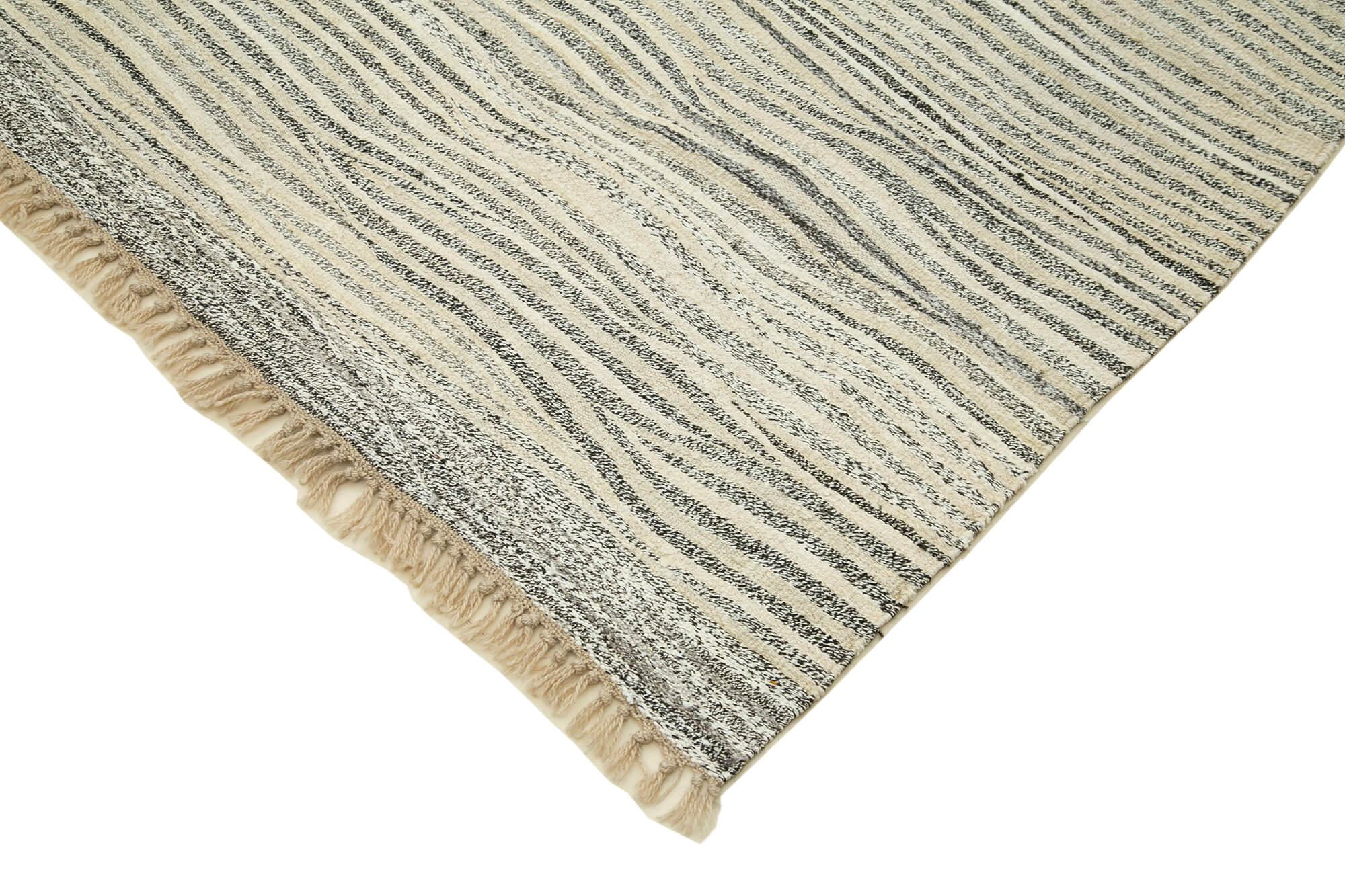 Handmade Area Rug – Geometric Cotton Wool Rug 8x12 Feet | Vintage Turkish Carpet