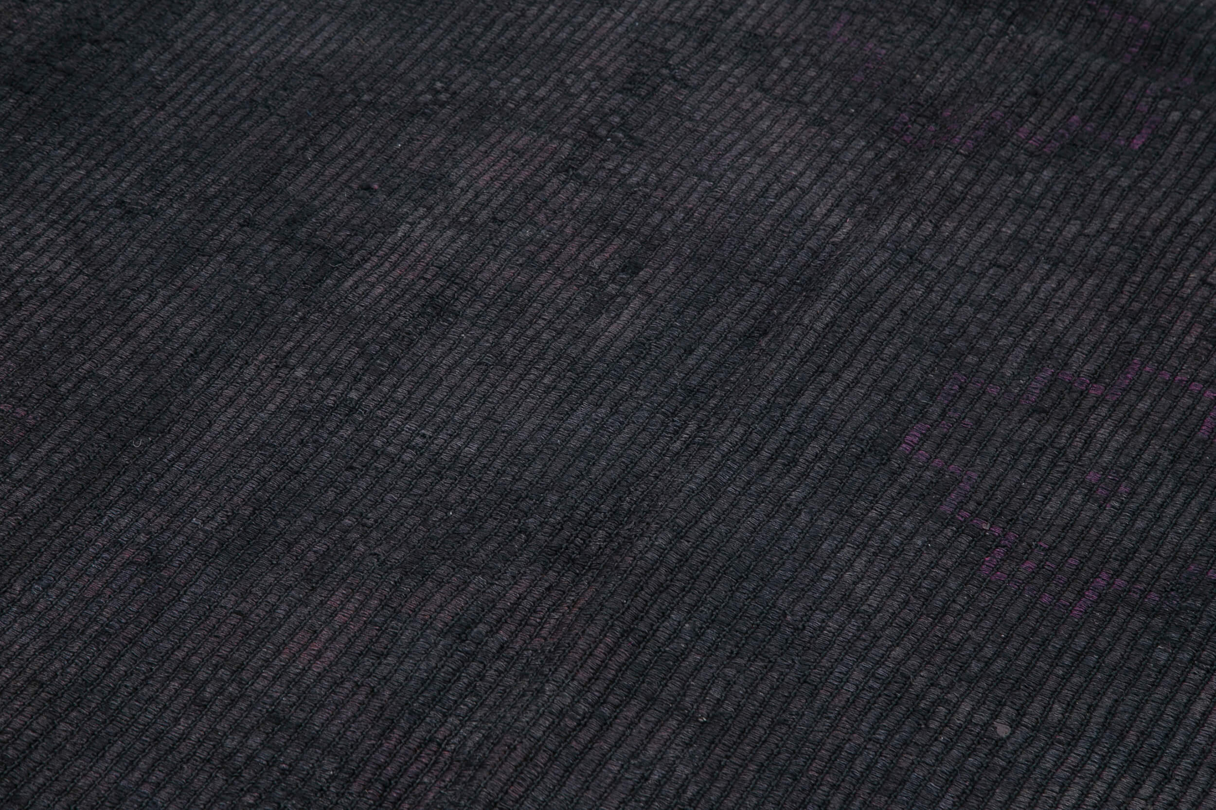 Handmade Geometric Kilim Rug – Black Vintage Wool Turkish Area Carpet 5'8''x9'11''