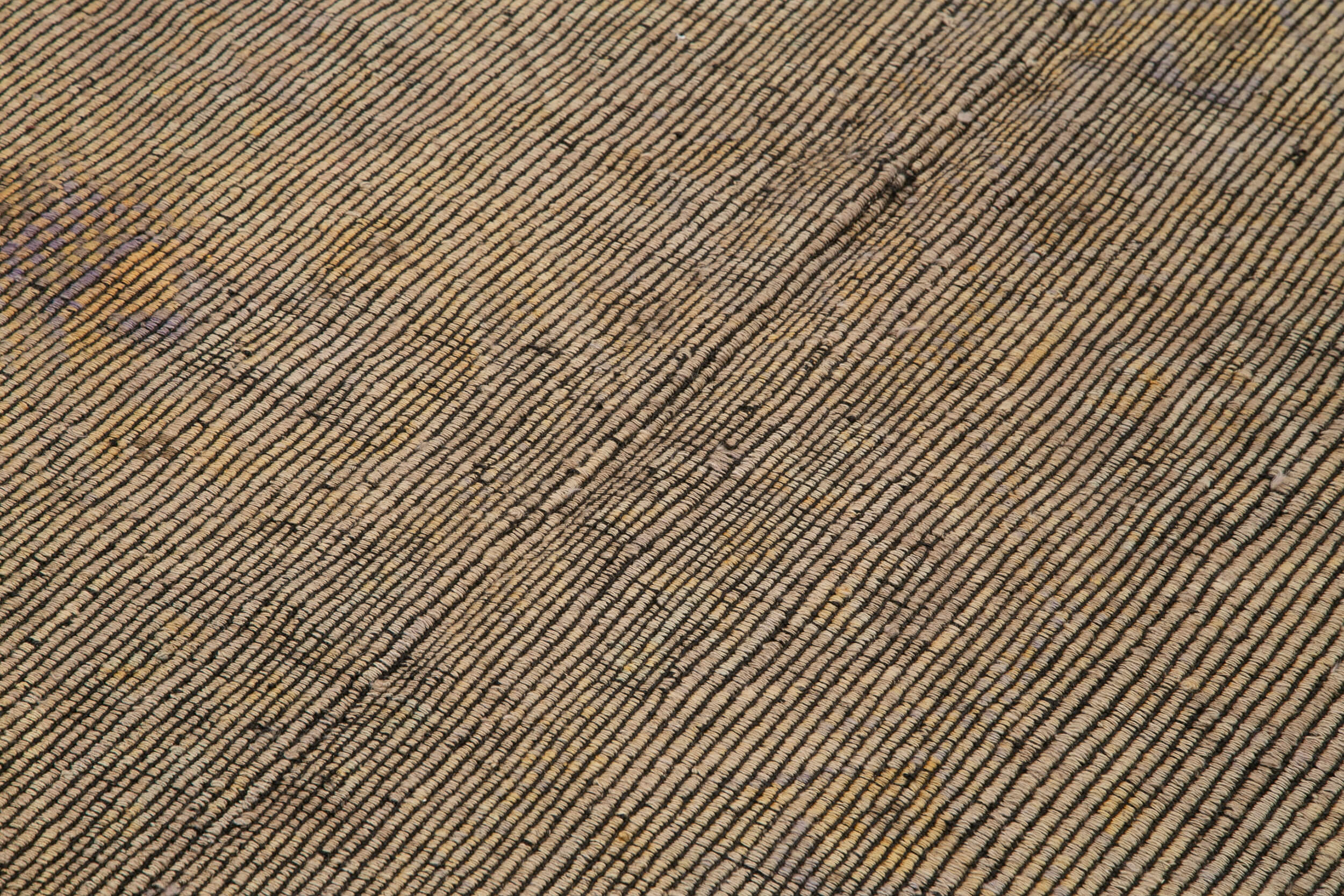 Handmade Geometric Kilim Rug - Beige Turkish Kilim Rug 5'5'' x 10'7'' Flat Weave