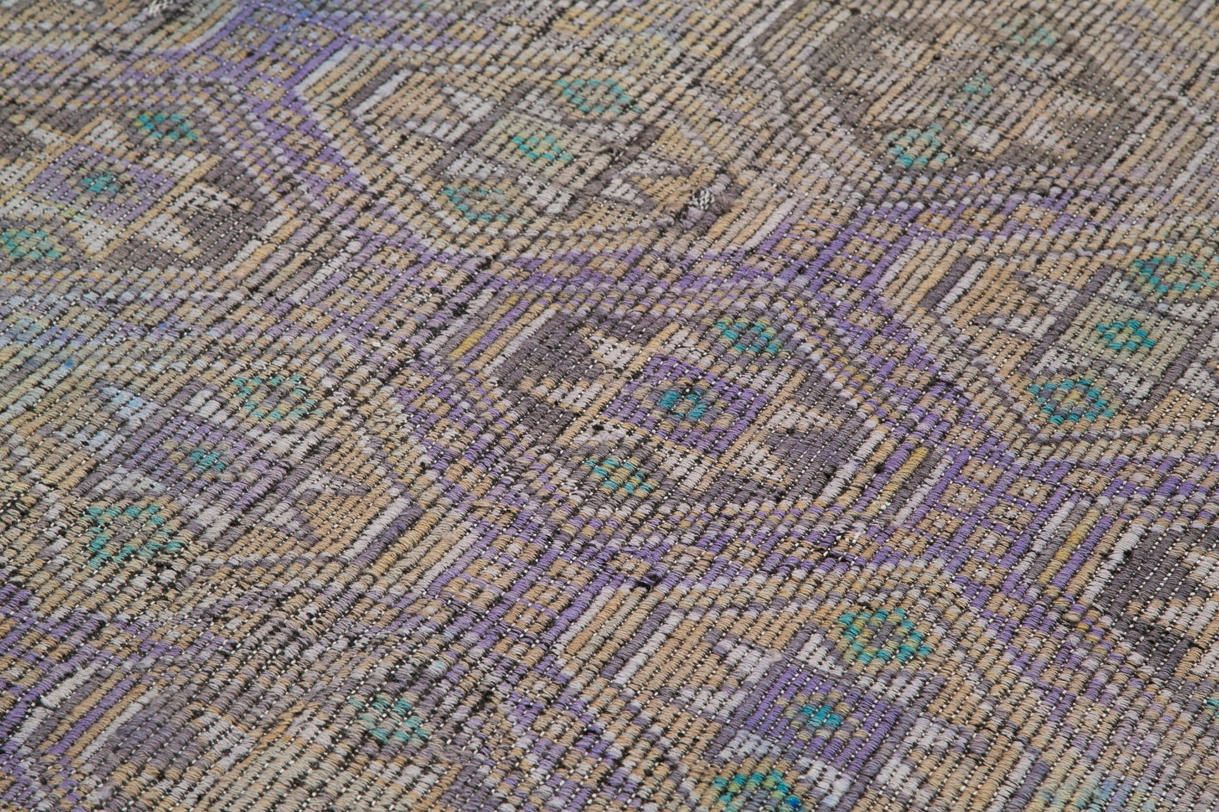 Handmade Geometric Kilim Rug – Beige Wool, Goat Hair, 6'0'' x 11'6'' Flat Weave
