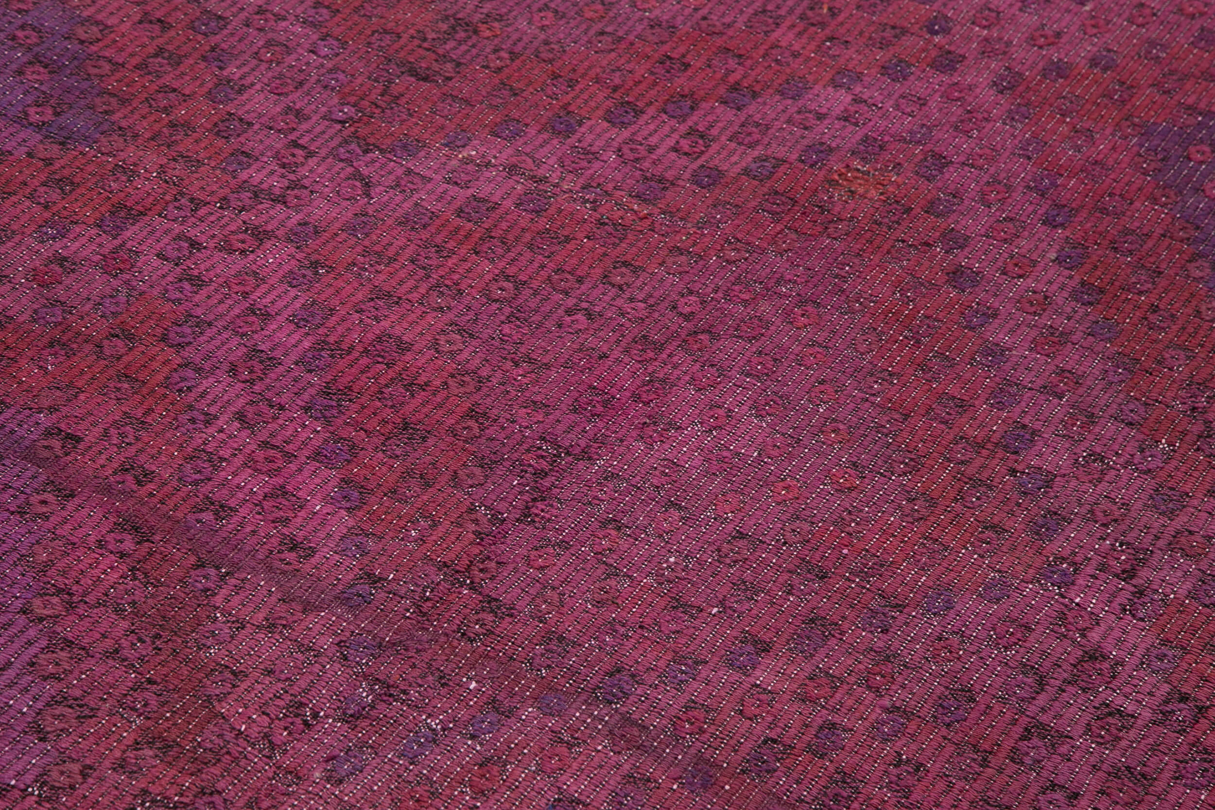 Handmade Geometric Kilim Rug – Pink Geometric Turkish Kilim Carpet 5'7''x10'10''