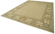 Handmade Wool Area Rug – Classic Beige Carpet | Durable Turkish Hand Knotted Carpet 9'11''x13'5''