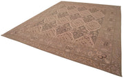 Handmade Wool Area Rug – Vintage Turkish Carpet Cotton Wool Rug 10'2''x12'11''
