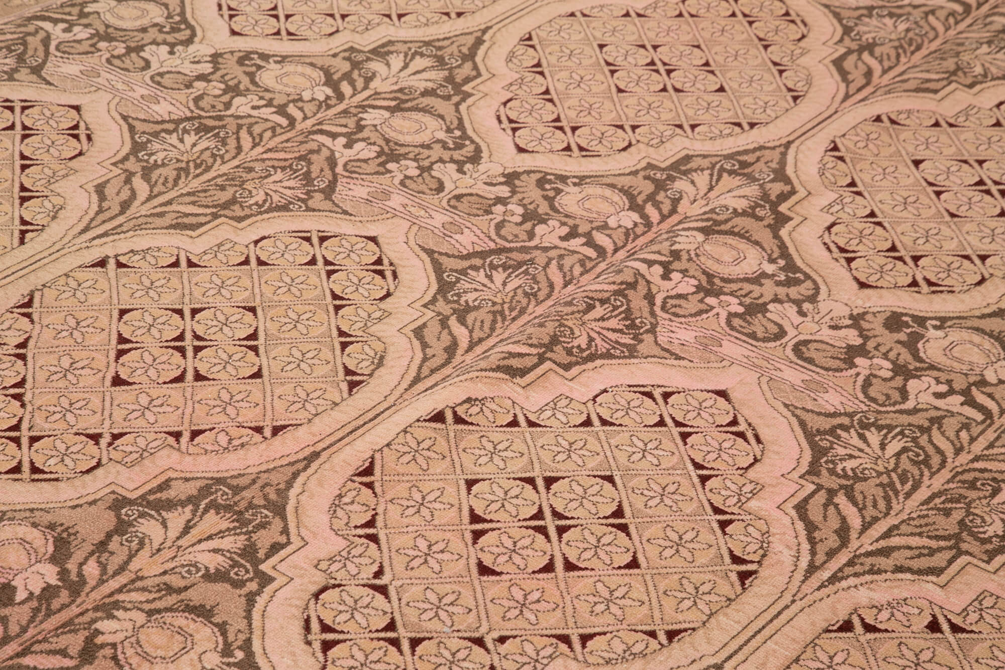 Handmade Wool Area Rug – Vintage Turkish Carpet Cotton Wool Rug 10'2''x12'11''